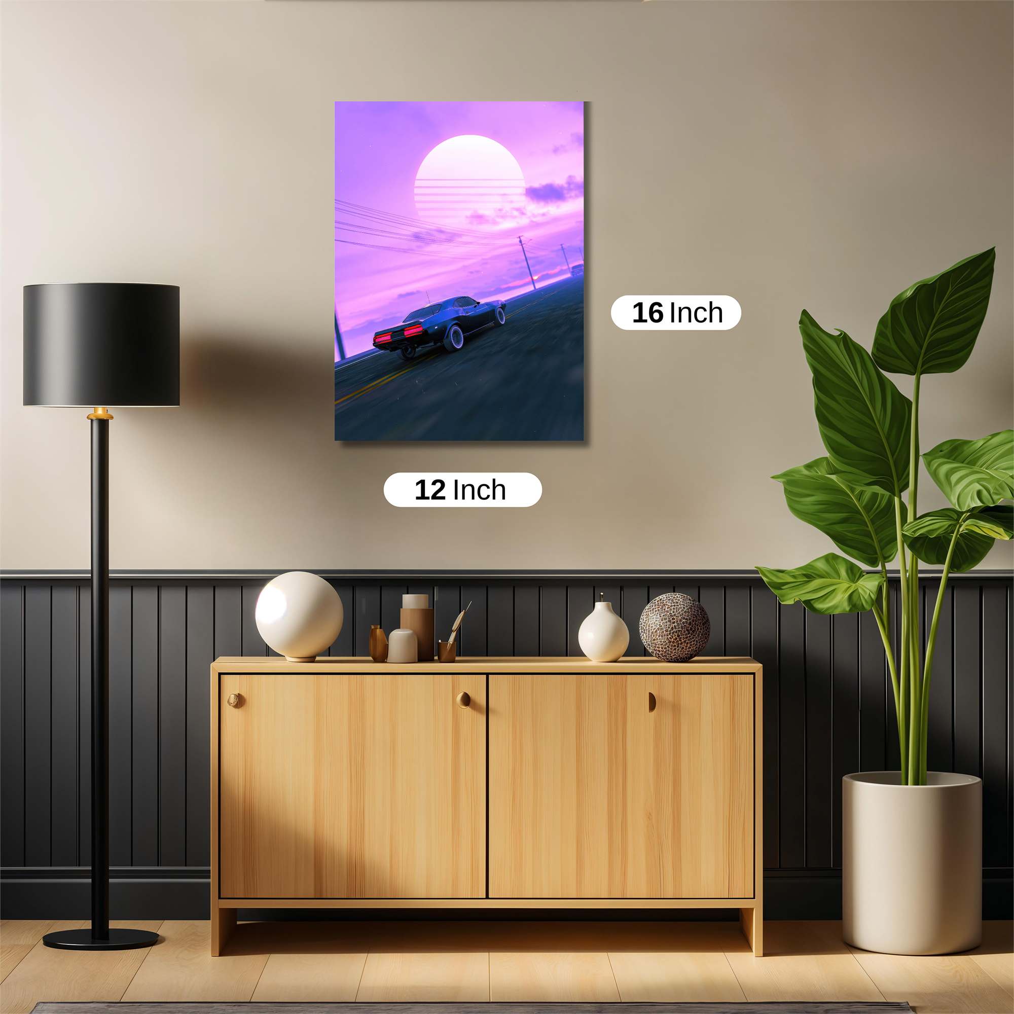 Sunset Chase Safe Wall Magnetic / M