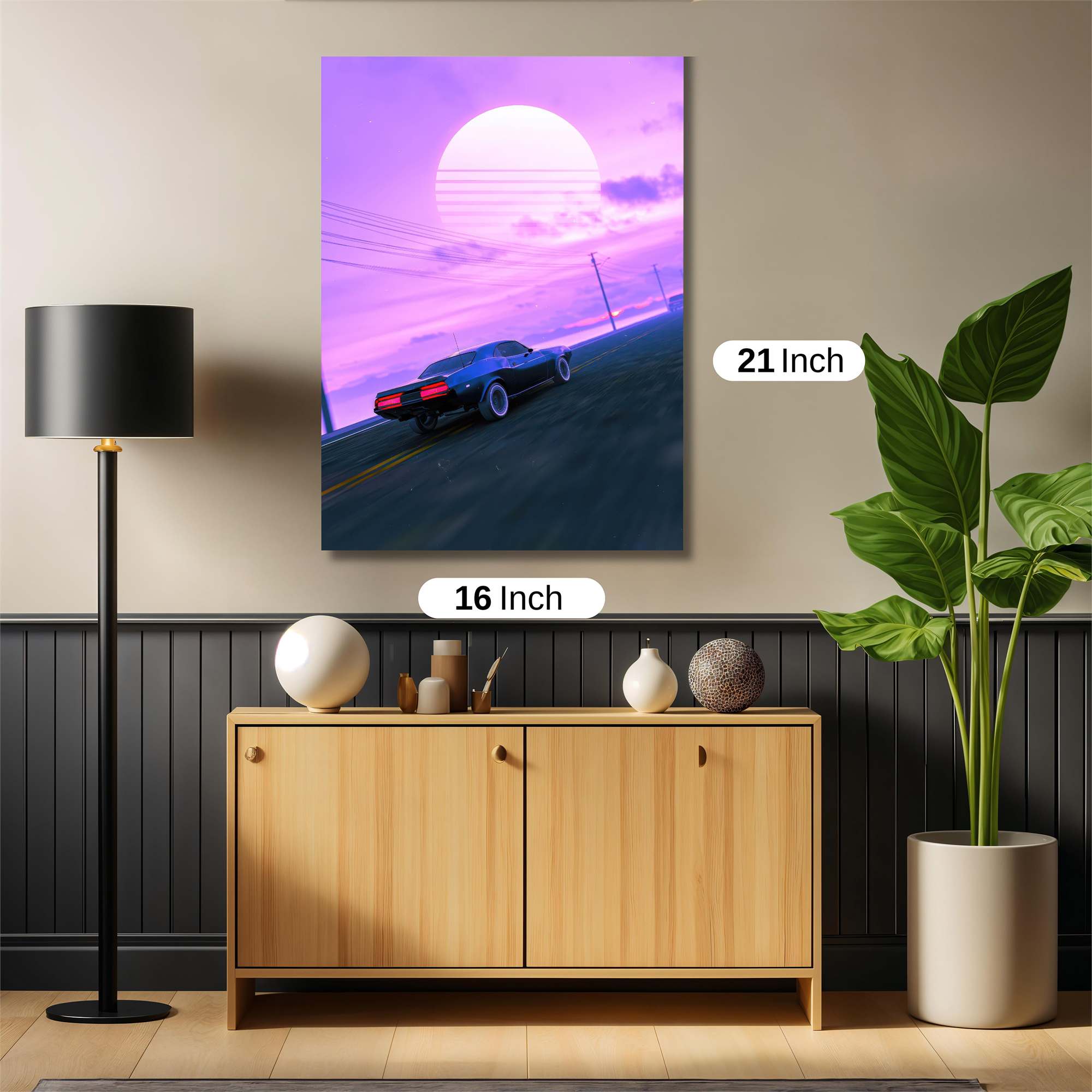 Sunset Chase Safe Wall Magnetic / M