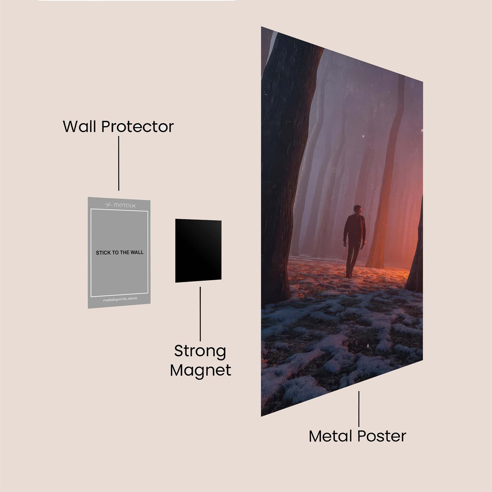 Mystic Solitude Safe Wall Magnetic / M