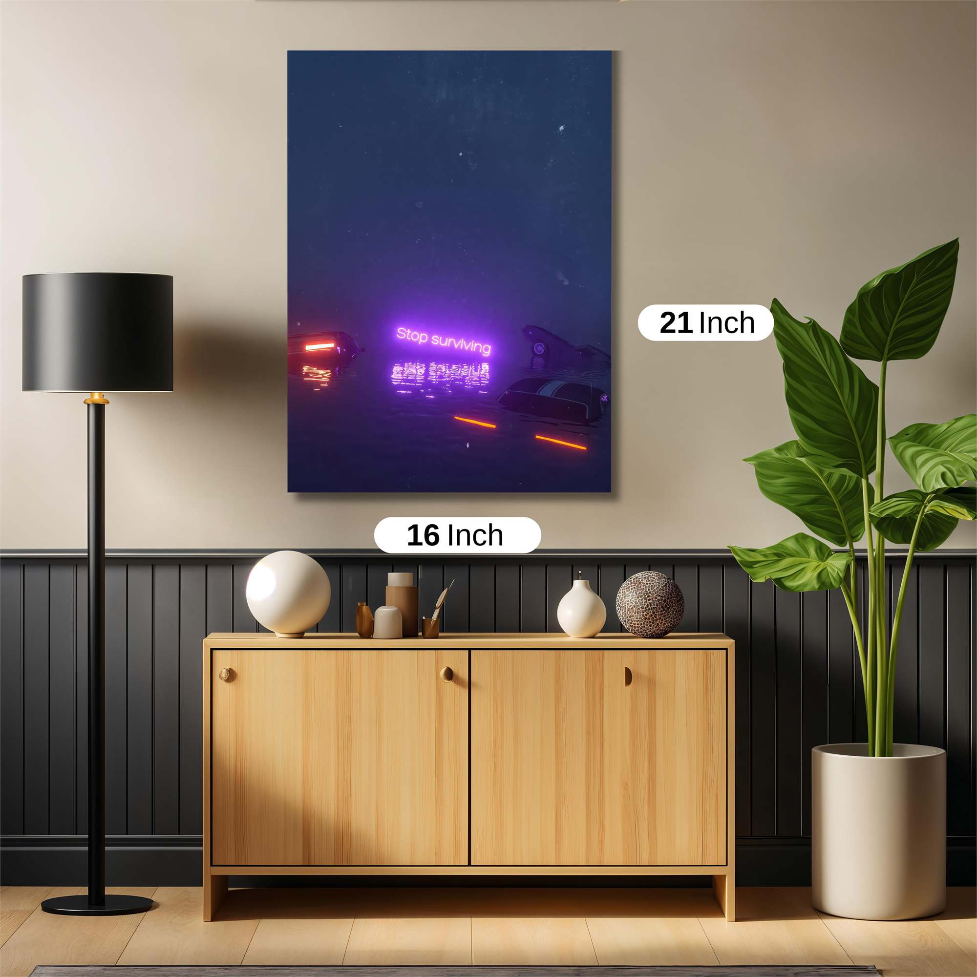 Neon Solace Safe Wall Magnetic / M