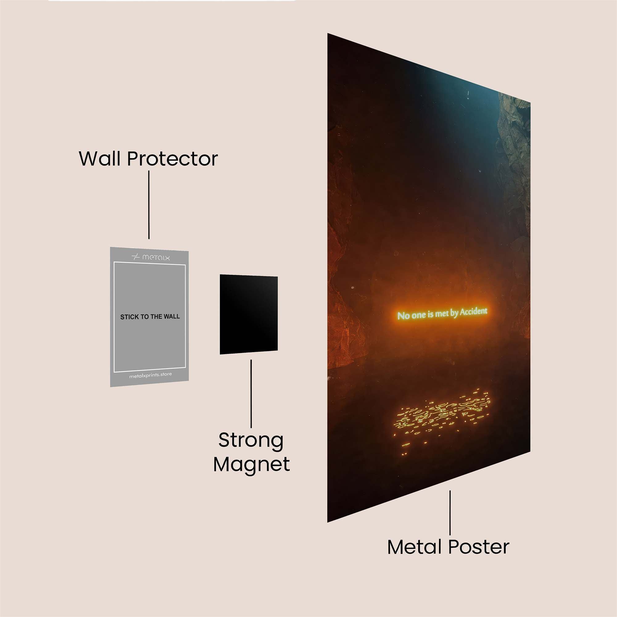 Cavernous Serenity Safe Wall Magnetic / M