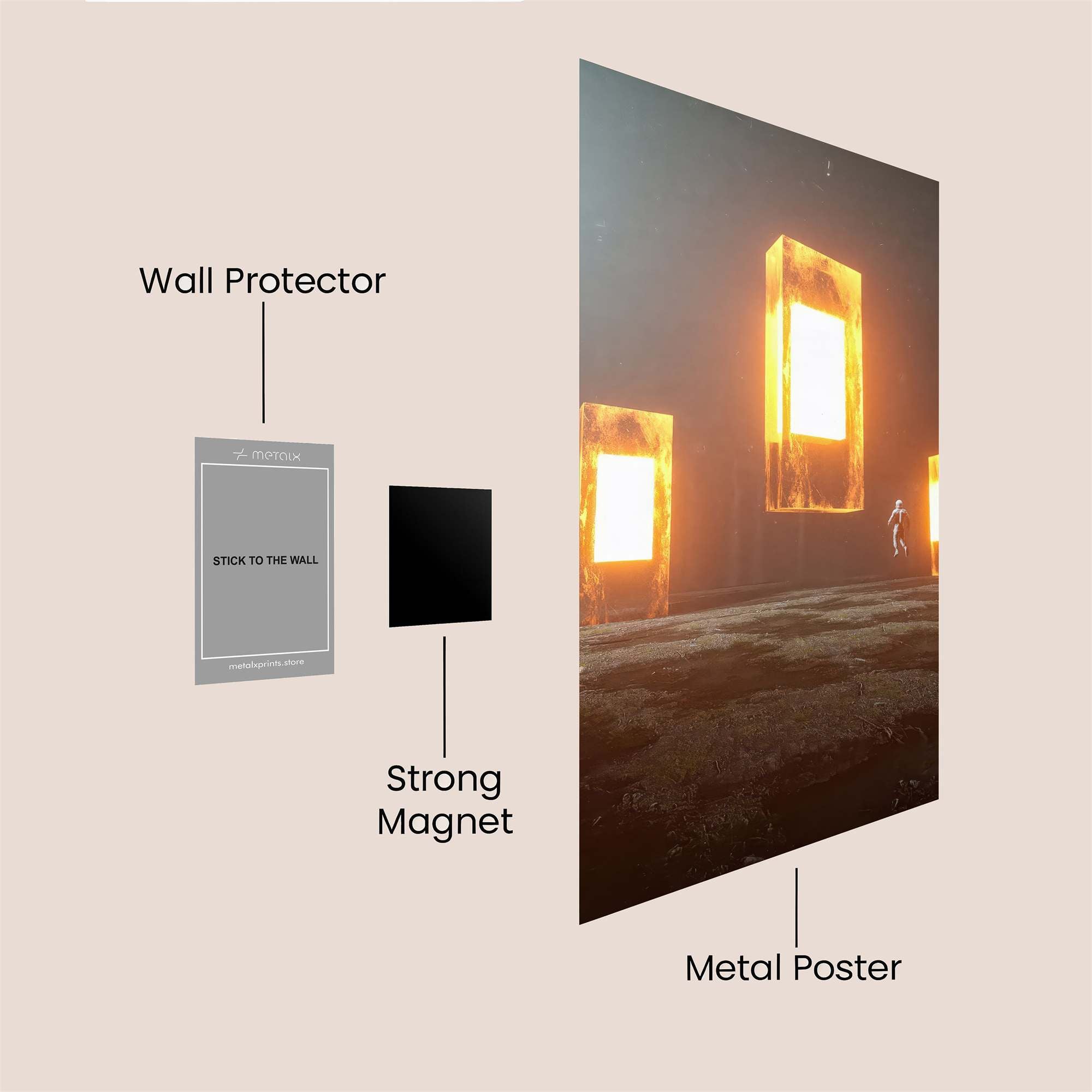 Portal Enigma Safe Wall Magnetic / M