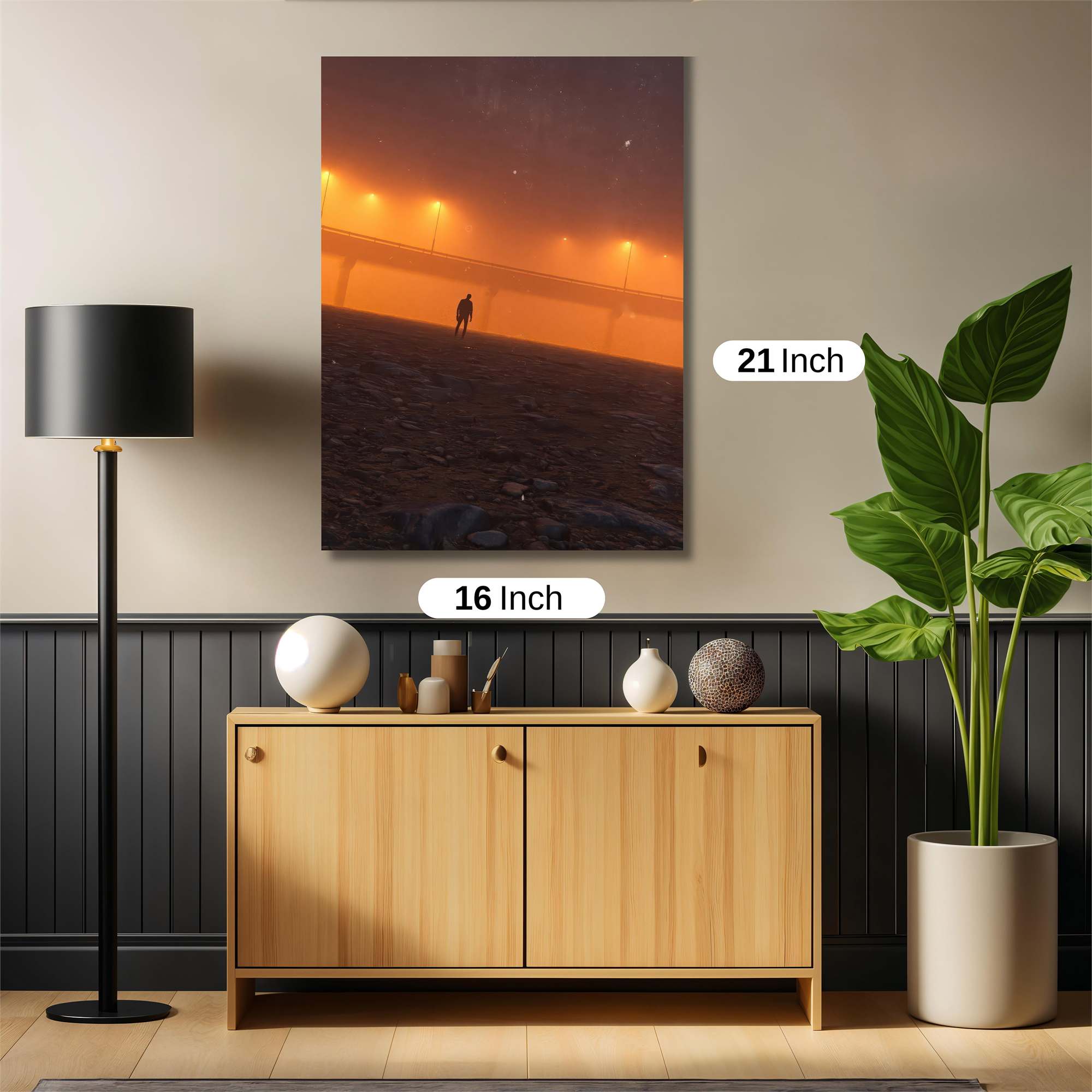 Night Solitude Safe Wall Magnetic / M