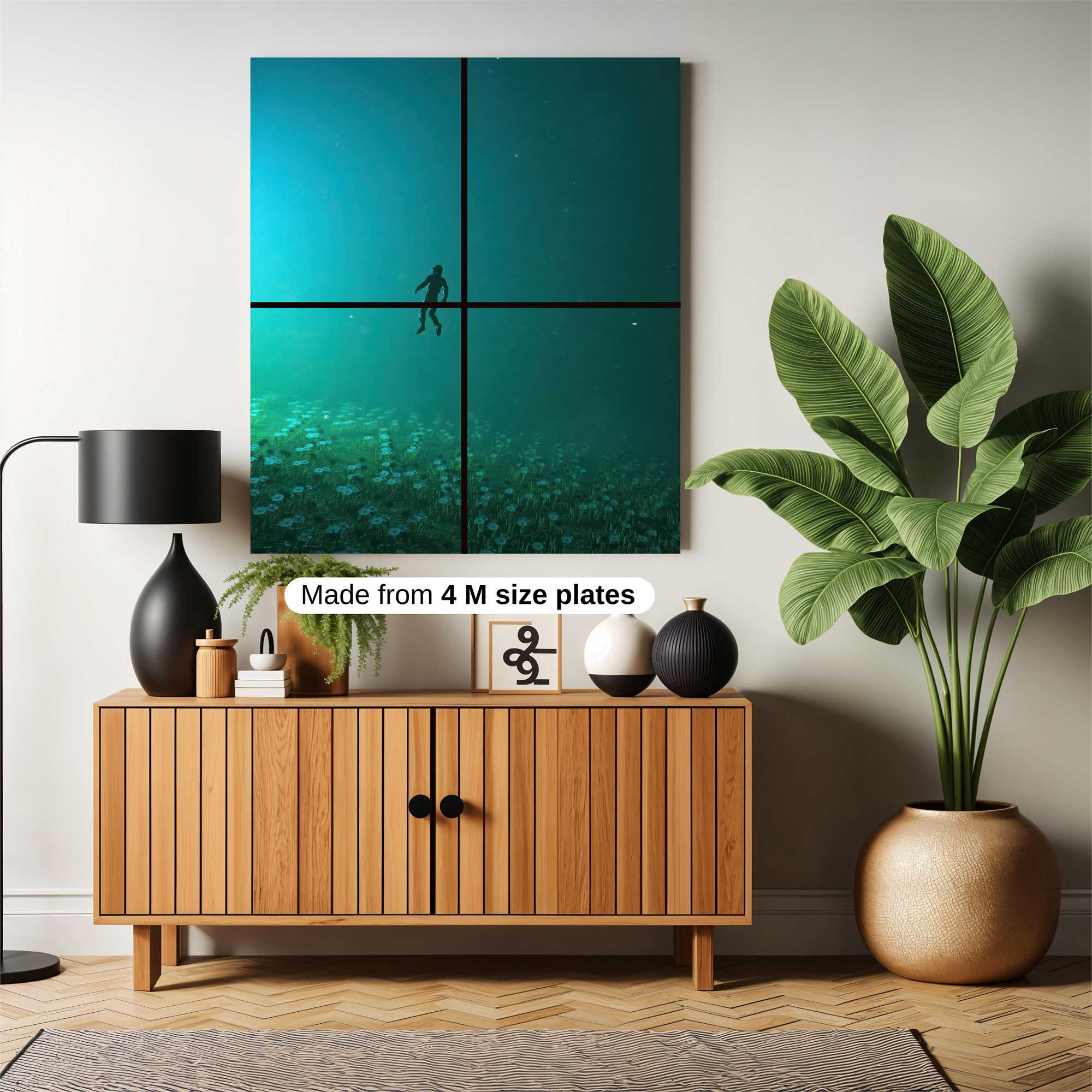 Diver Dreamscape Safe Wall Magnetic / M