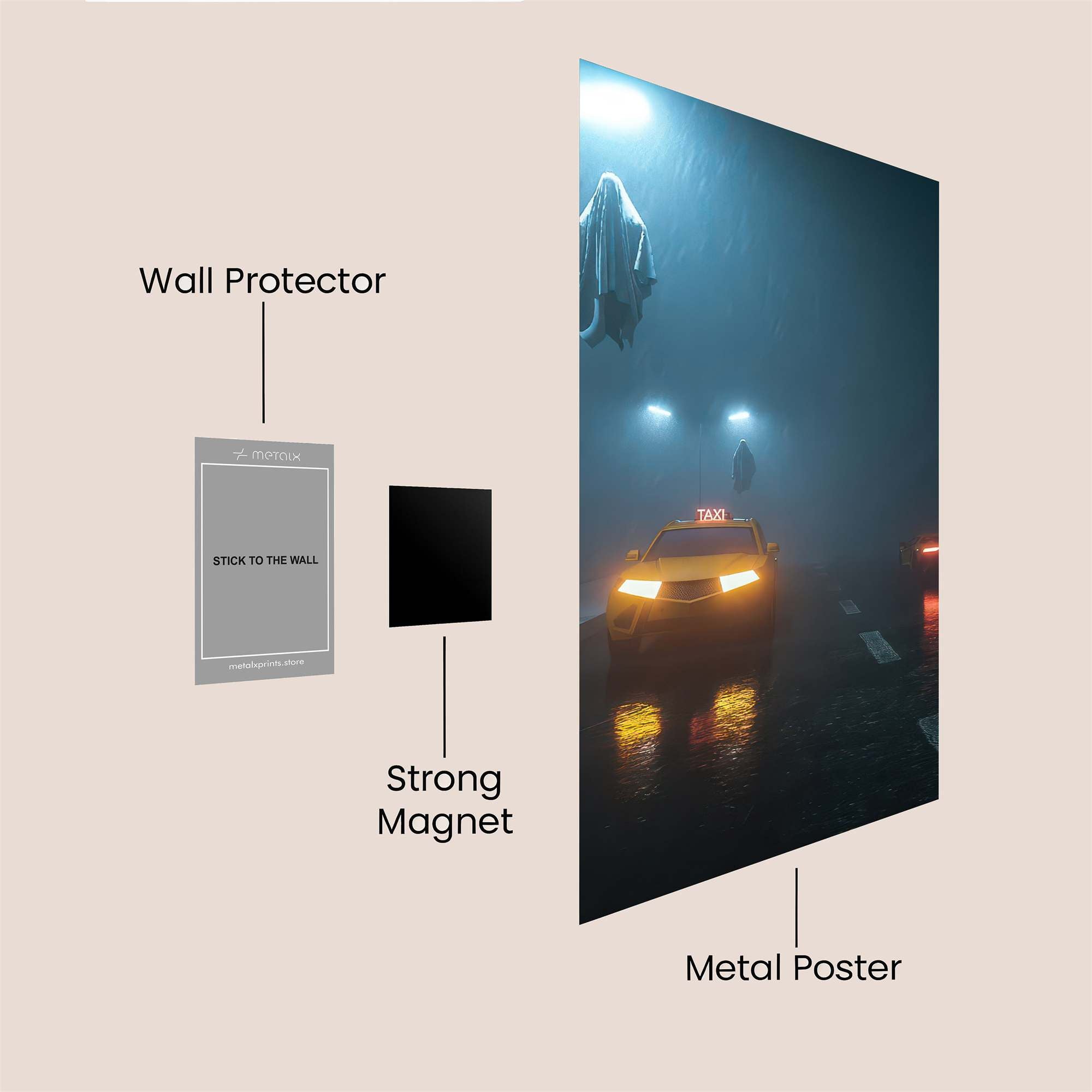 Ghostly Encounter Safe Wall Magnetic / M