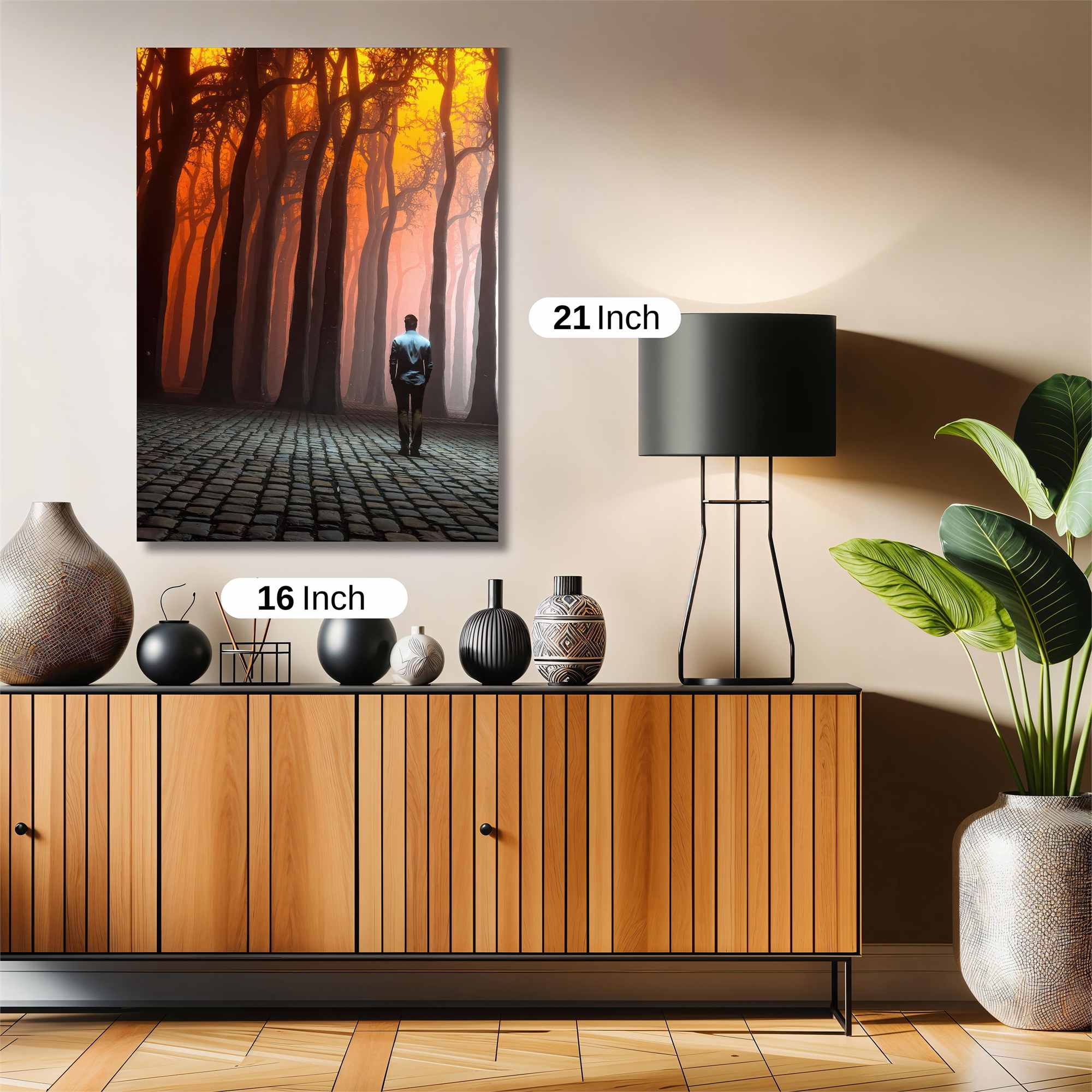 Forest Blaze Safe Wall Magnetic / M