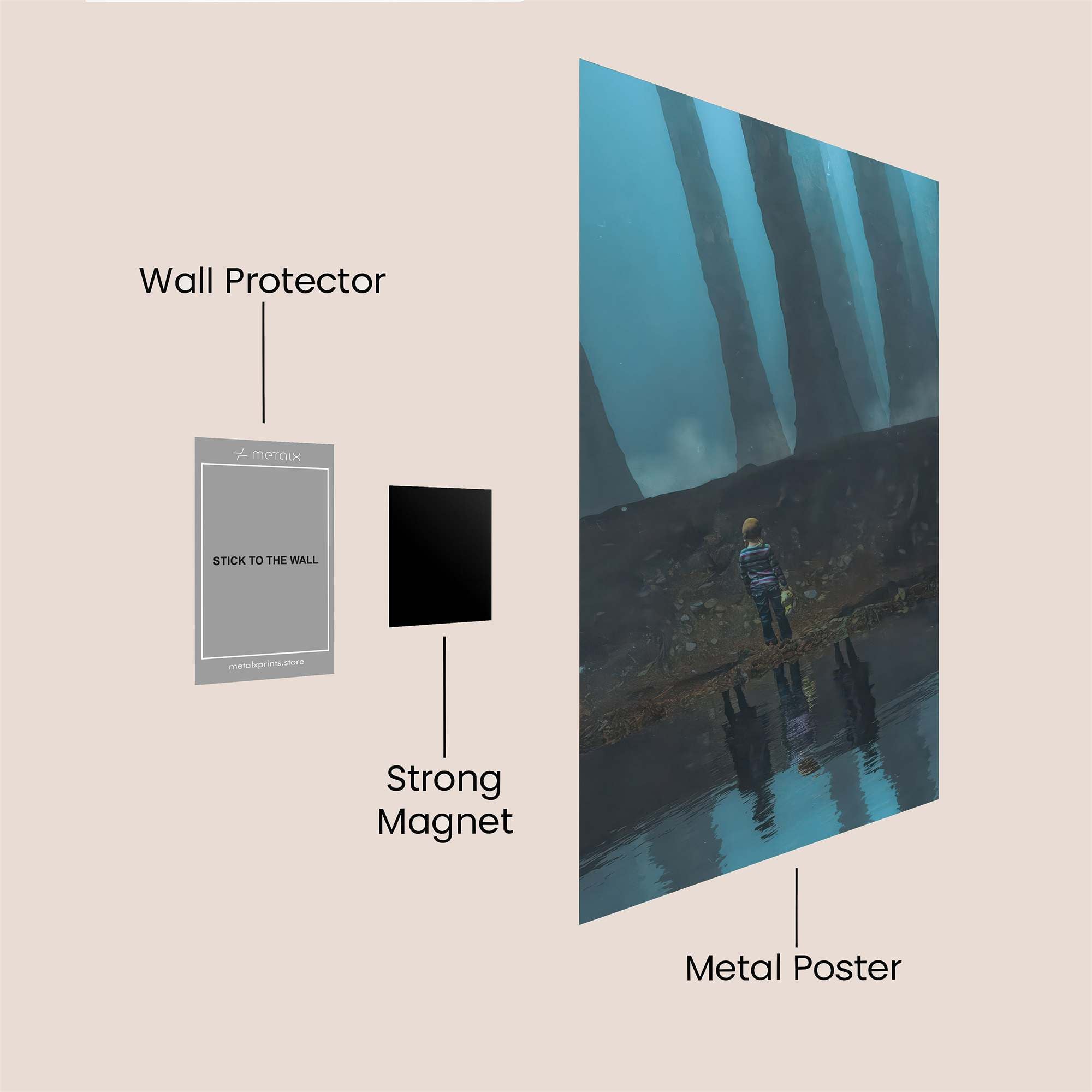Forest Enigma Safe Wall Magnetic / M