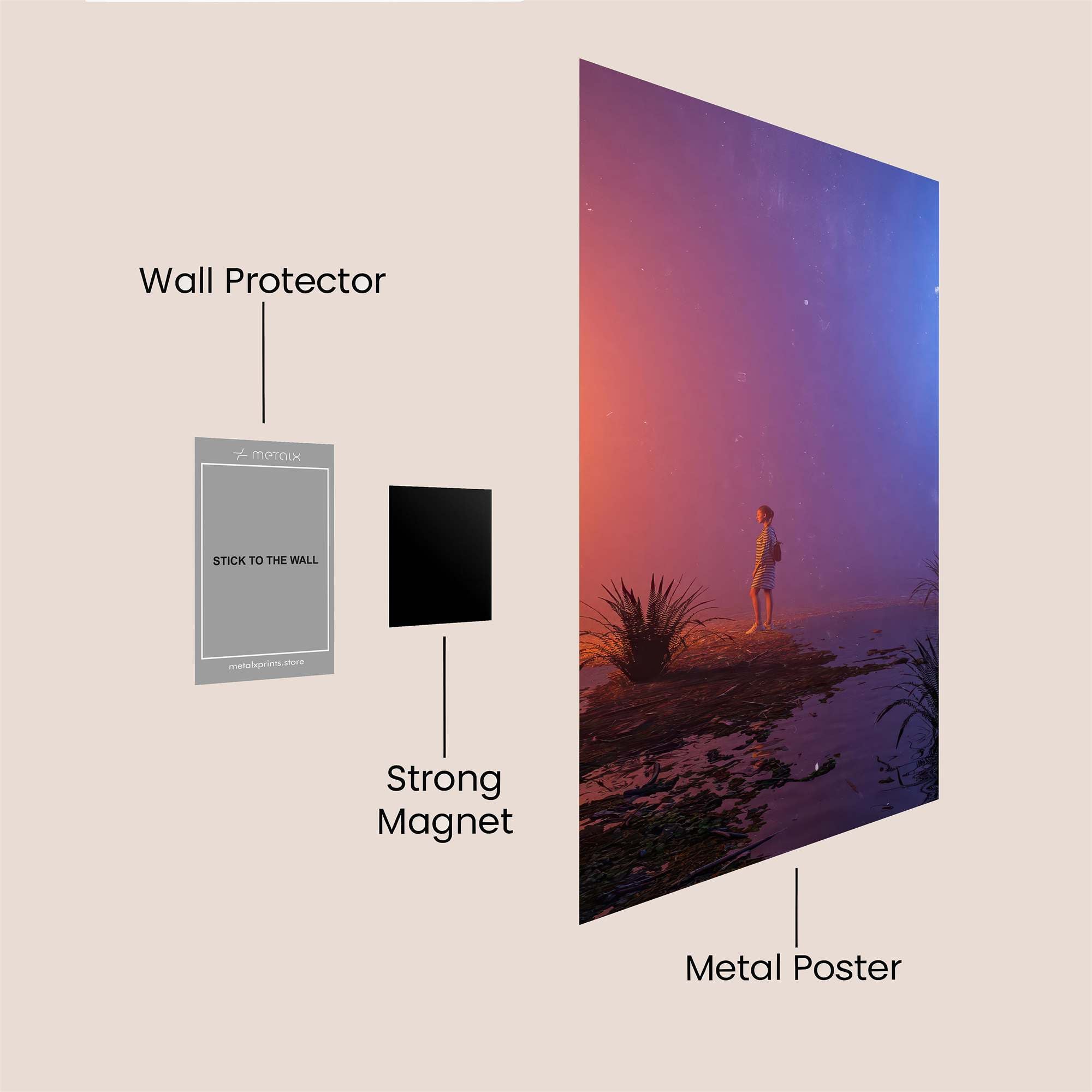 Dreamer's Dawn Safe Wall Magnetic / M