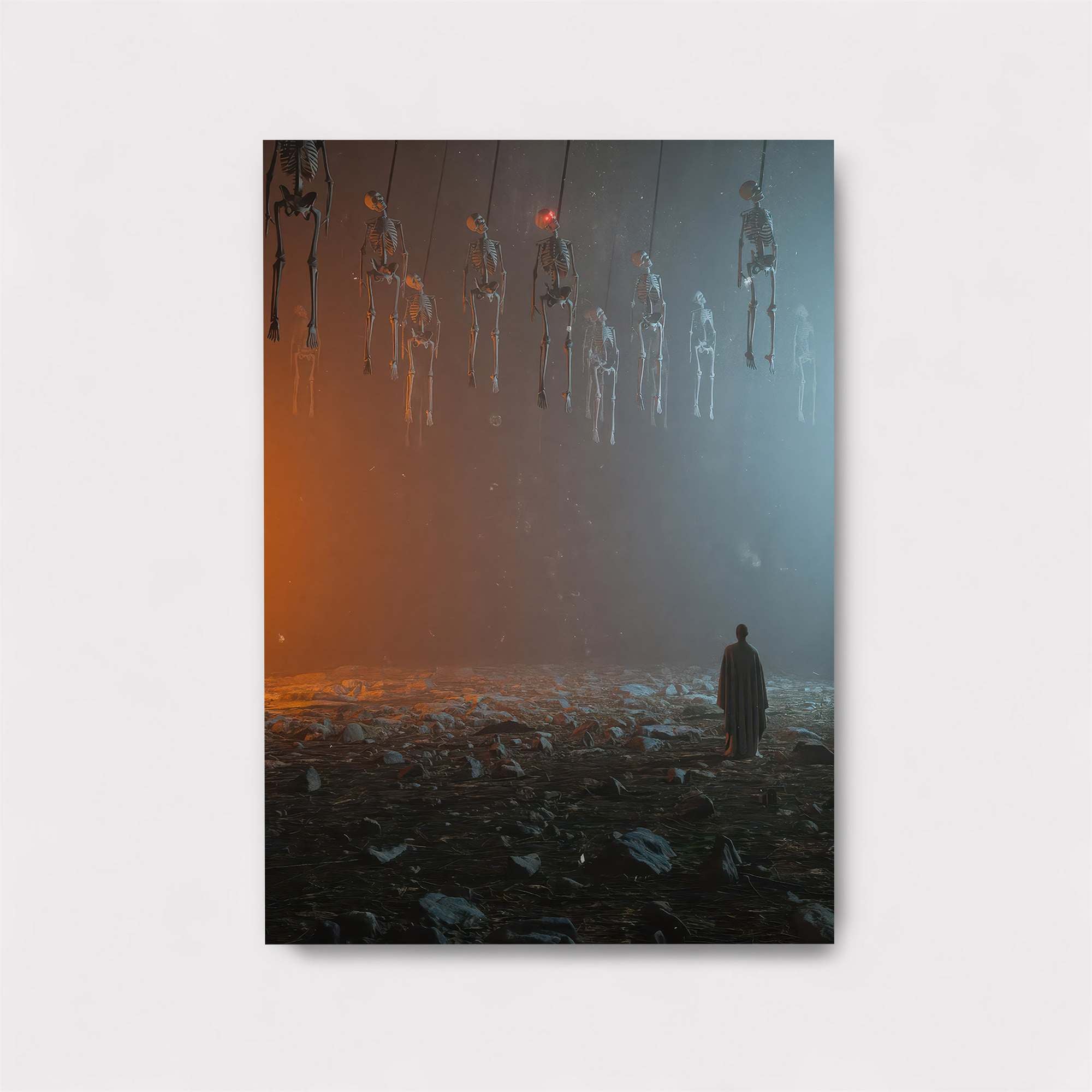 Skeletons Eerie Safe Wall Magnetic / M