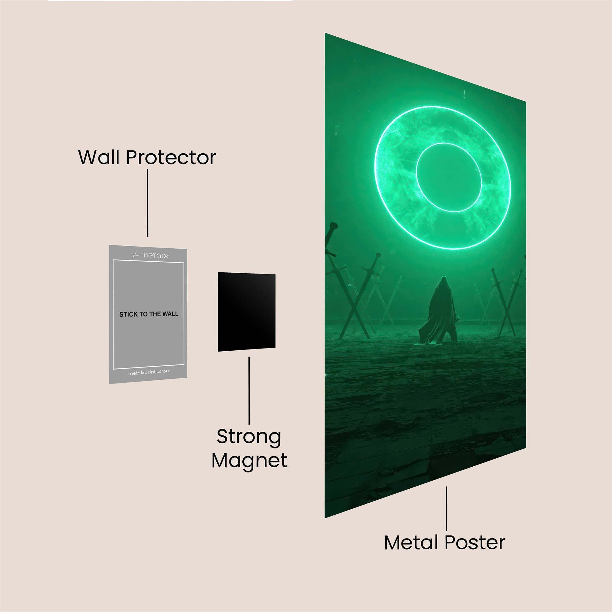 Portal Enigma Safe Wall Magnetic / M