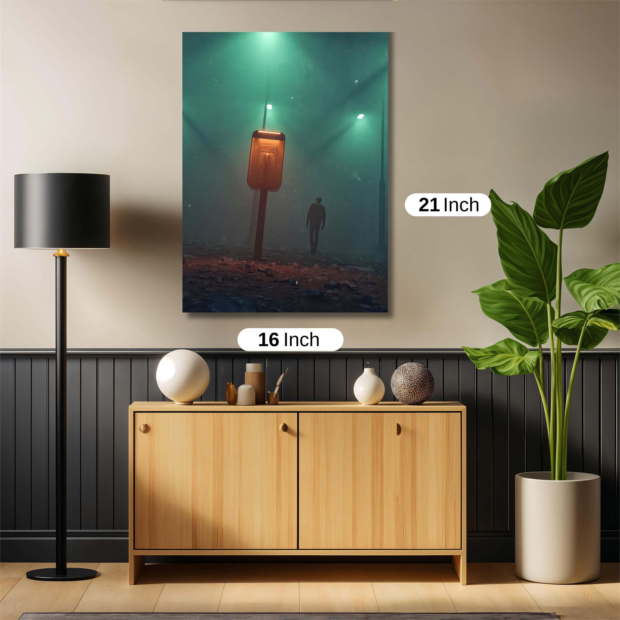 Silhouette Mystery Safe Wall Magnetic / M