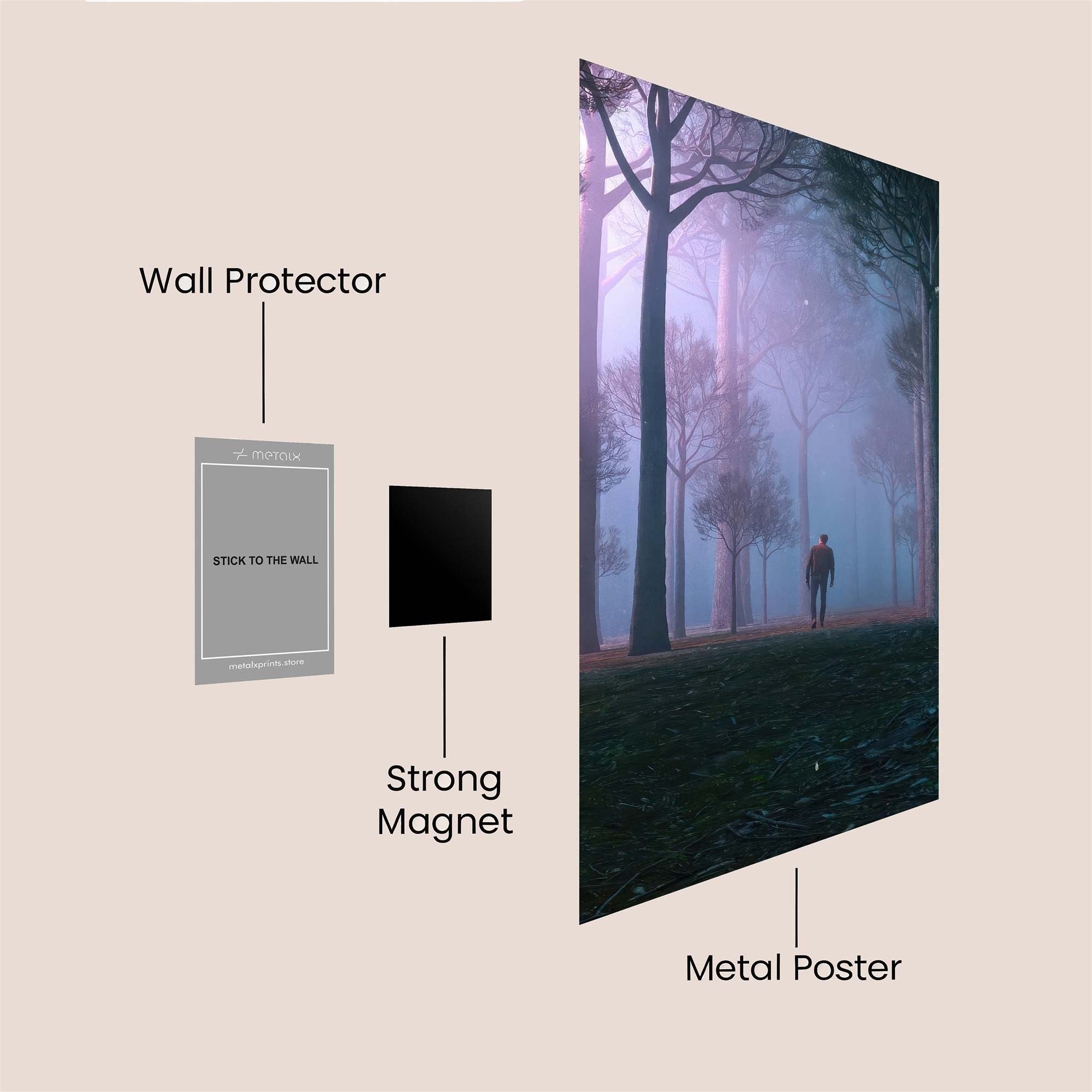 Mystic Journey Safe Wall Magnetic / M