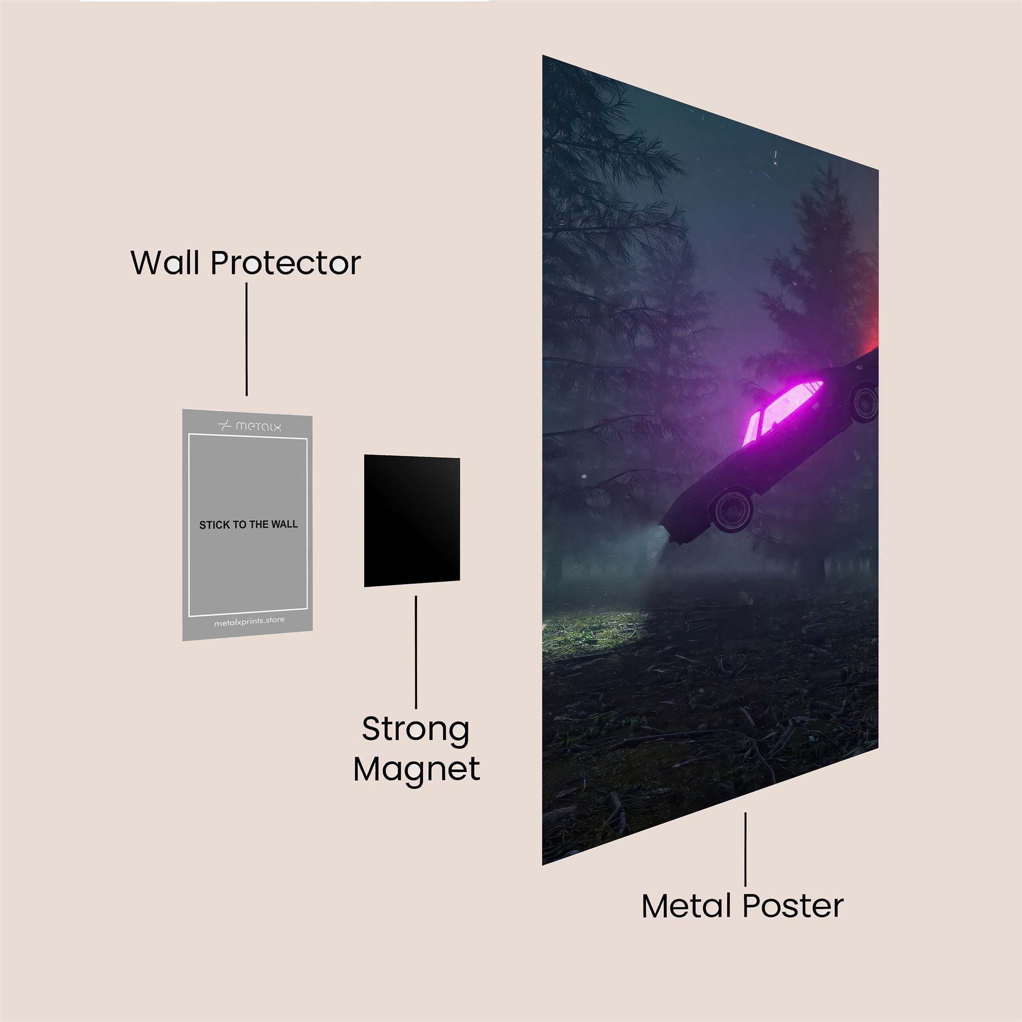 Phantom Soar Safe Wall Magnetic / M