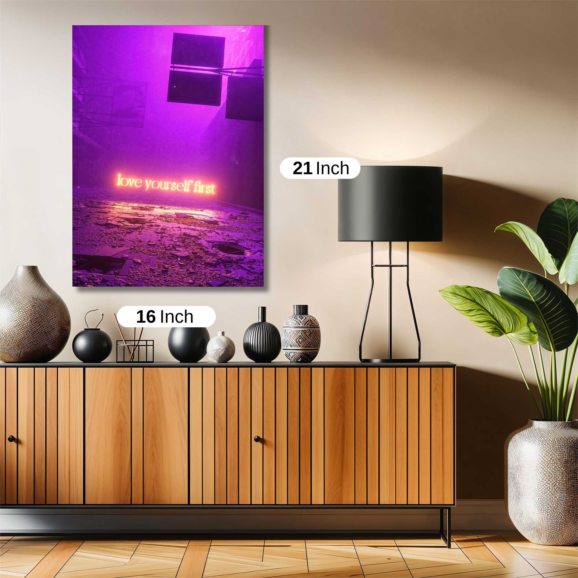 Neon Serenity Safe Wall Magnetic / M