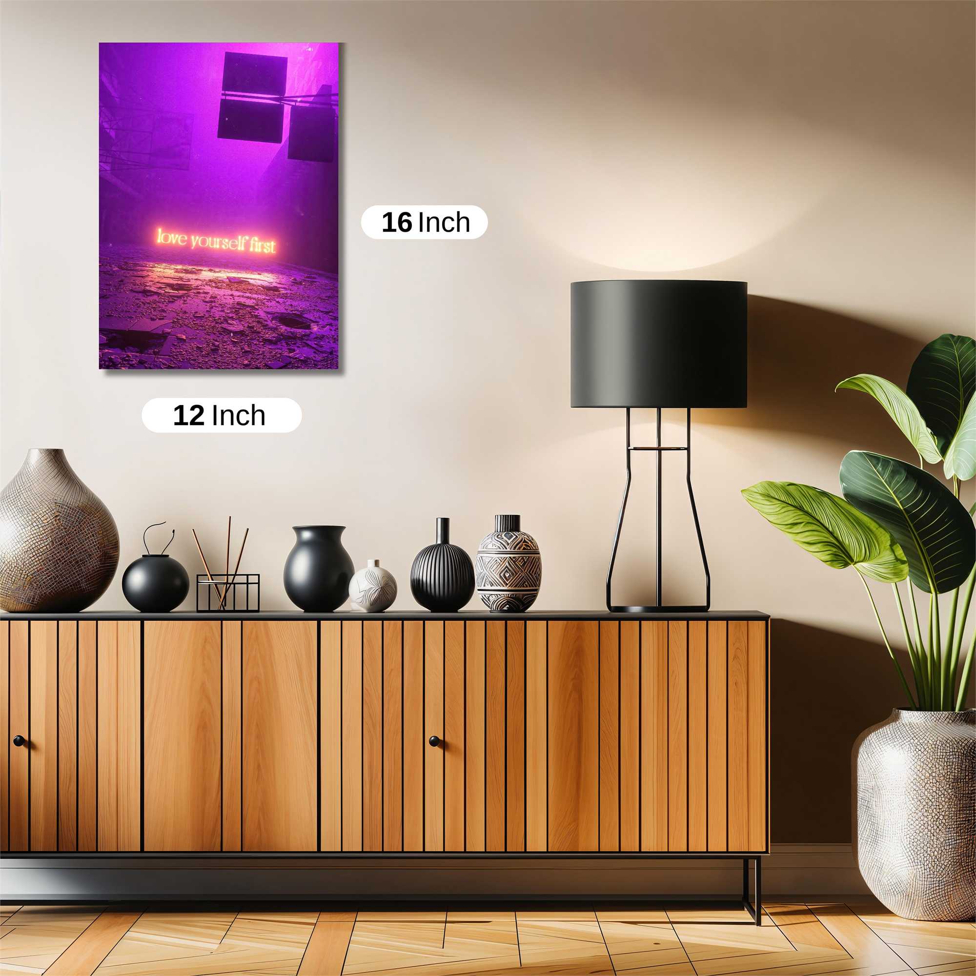 Neon Serenity Safe Wall Magnetic / M