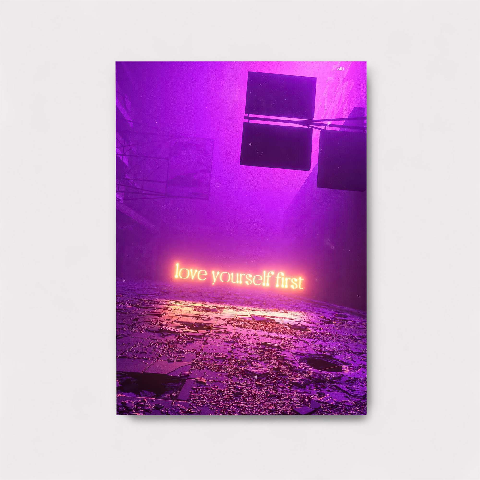 Neon Serenity Safe Wall Magnetic / M