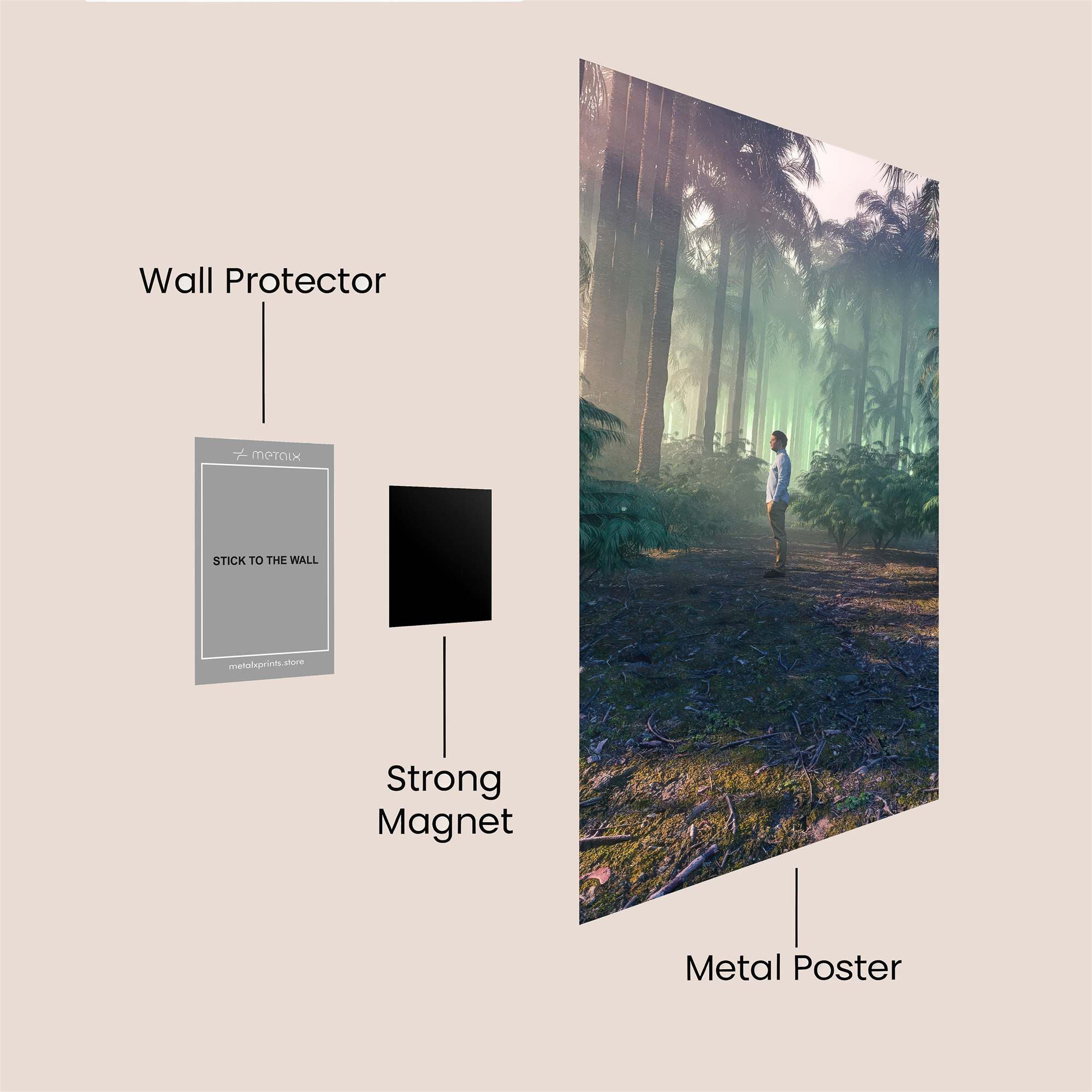 Forest Whisper Safe Wall Magnetic / M