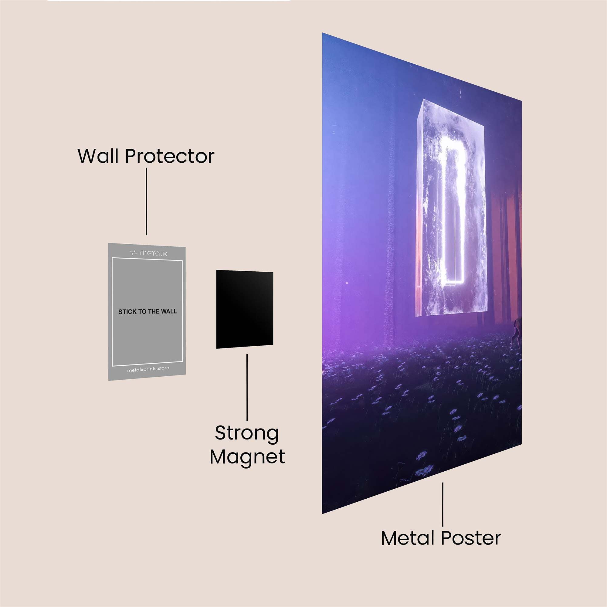 Portal Serenity Safe Wall Magnetic / M