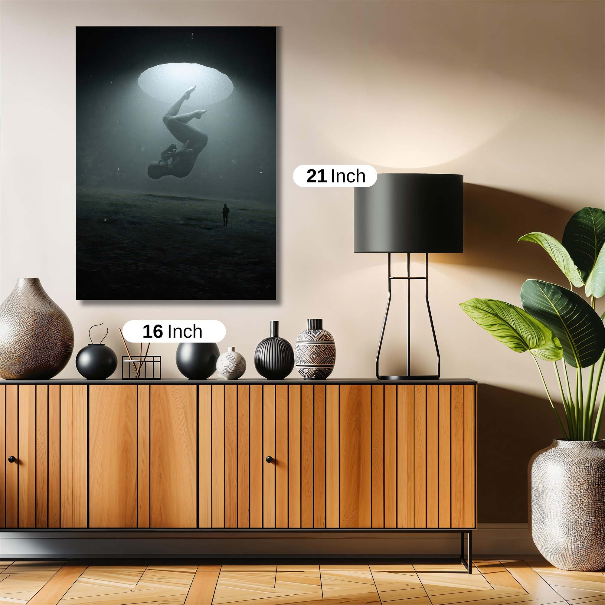 Diver Dreamscape Safe Wall Magnetic / M