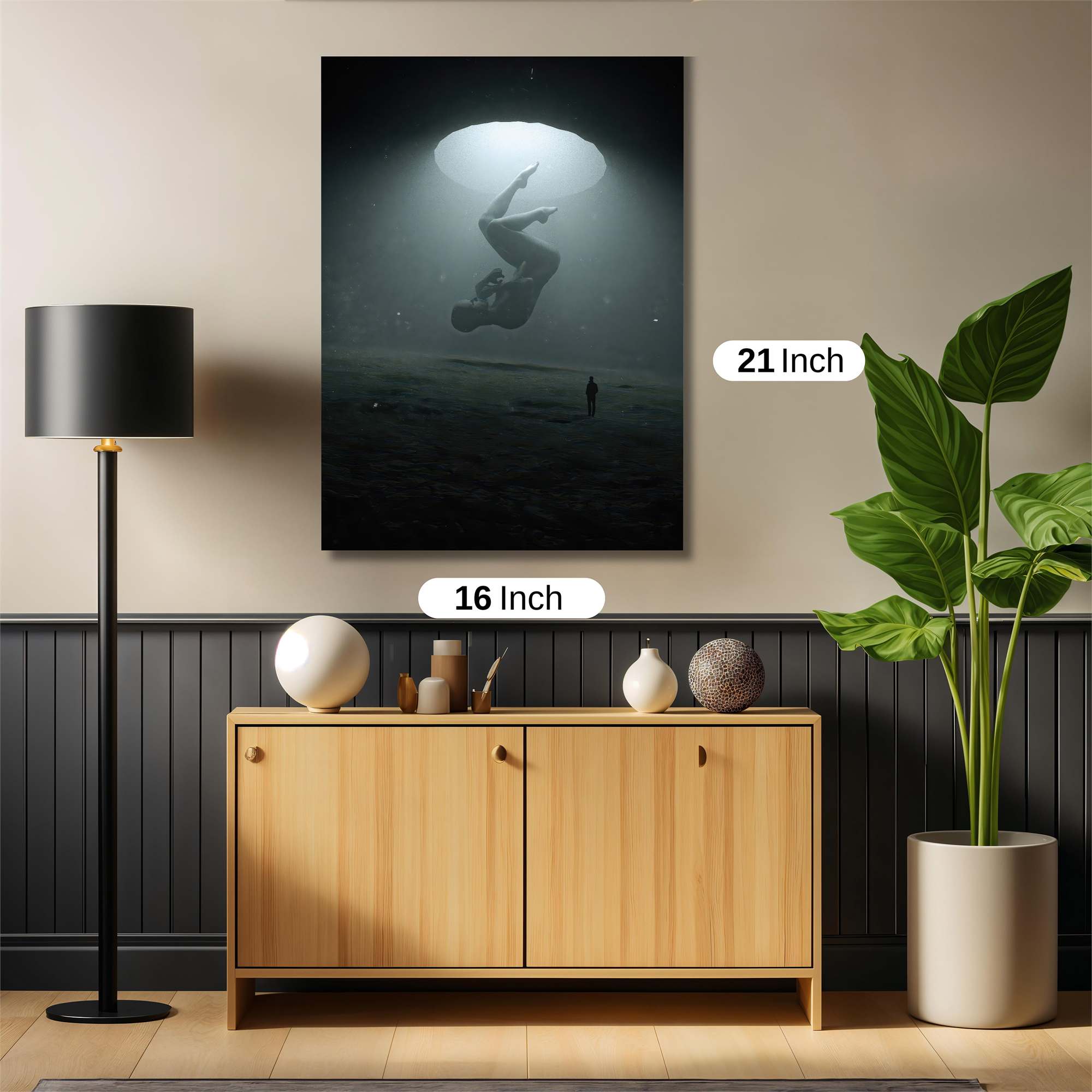 Diver Dreamscape Safe Wall Magnetic / M