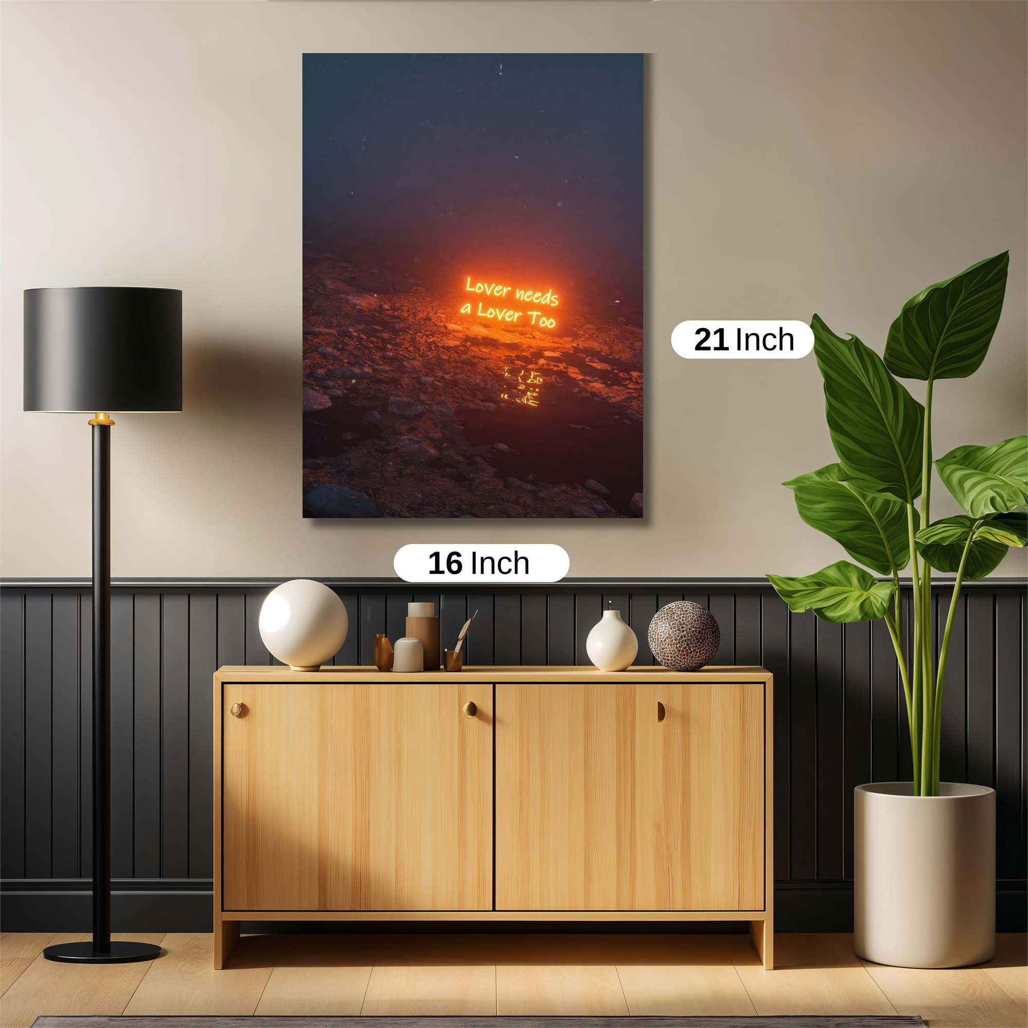 Neon Yearning Safe Wall Magnetic / M