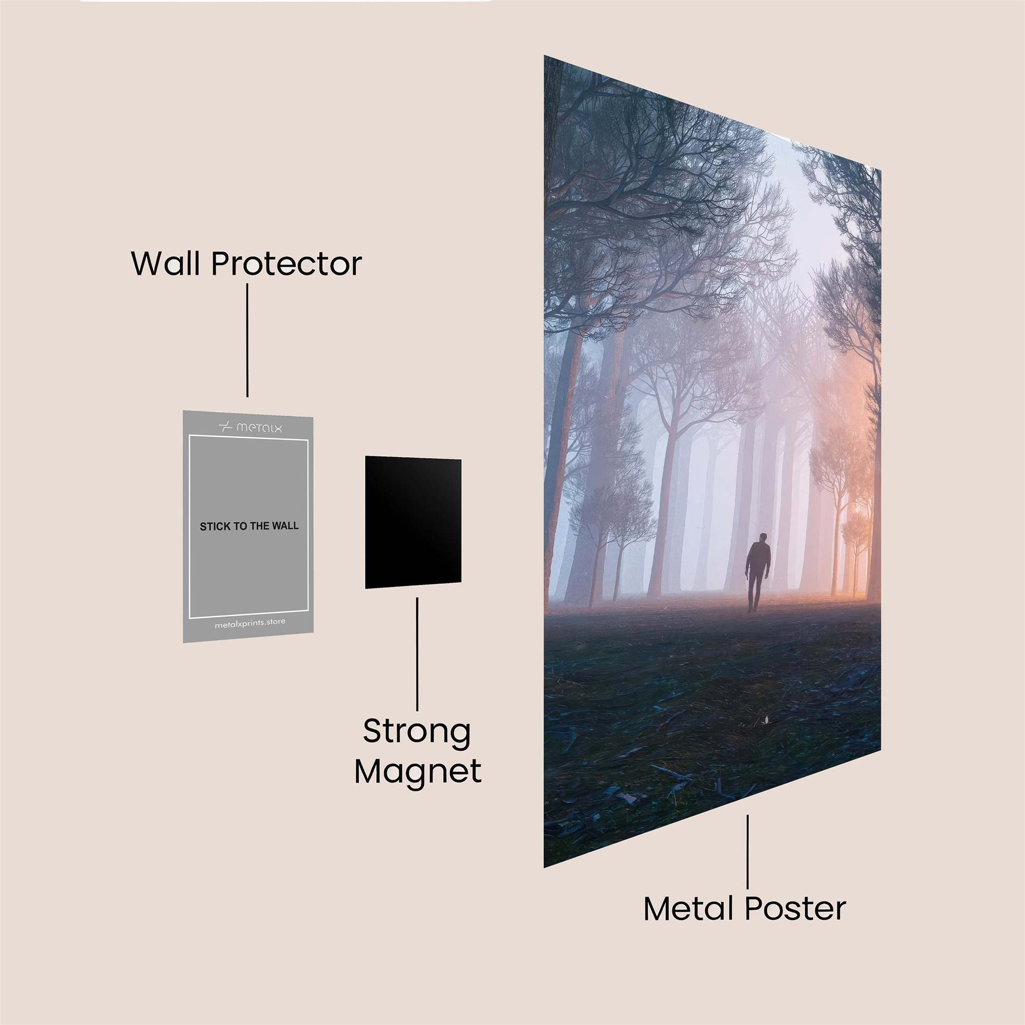 Mystic Solitude Safe Wall Magnetic / M