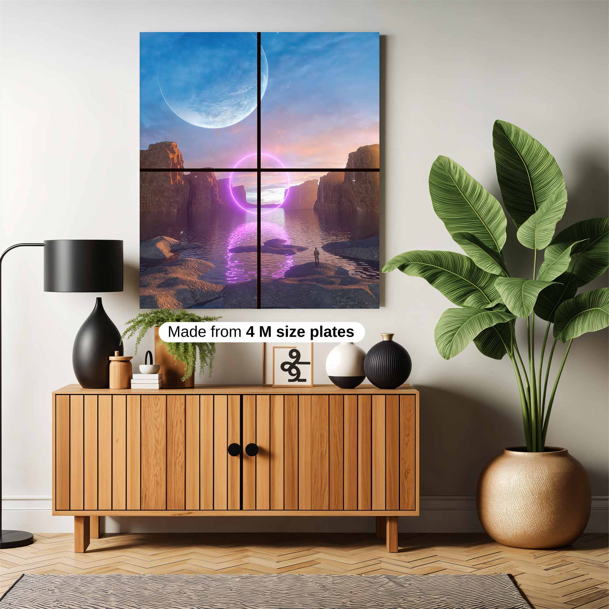 Moonlit Serenity Safe Wall Magnetic / M