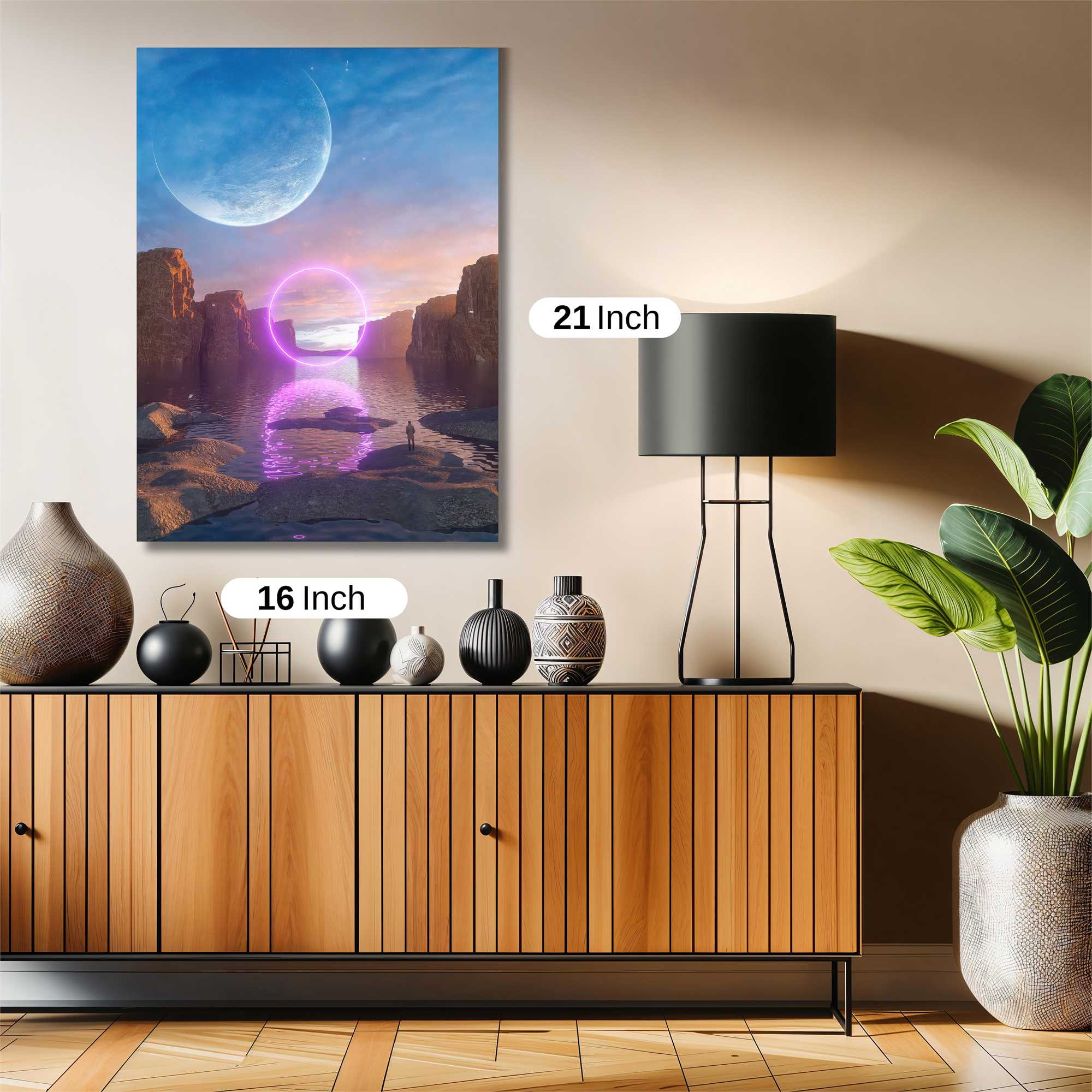 Moonlit Serenity Safe Wall Magnetic / M