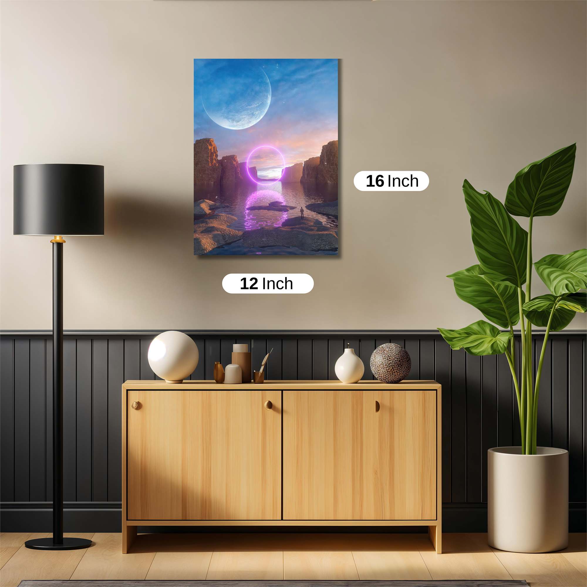 Moonlit Serenity Safe Wall Magnetic / M