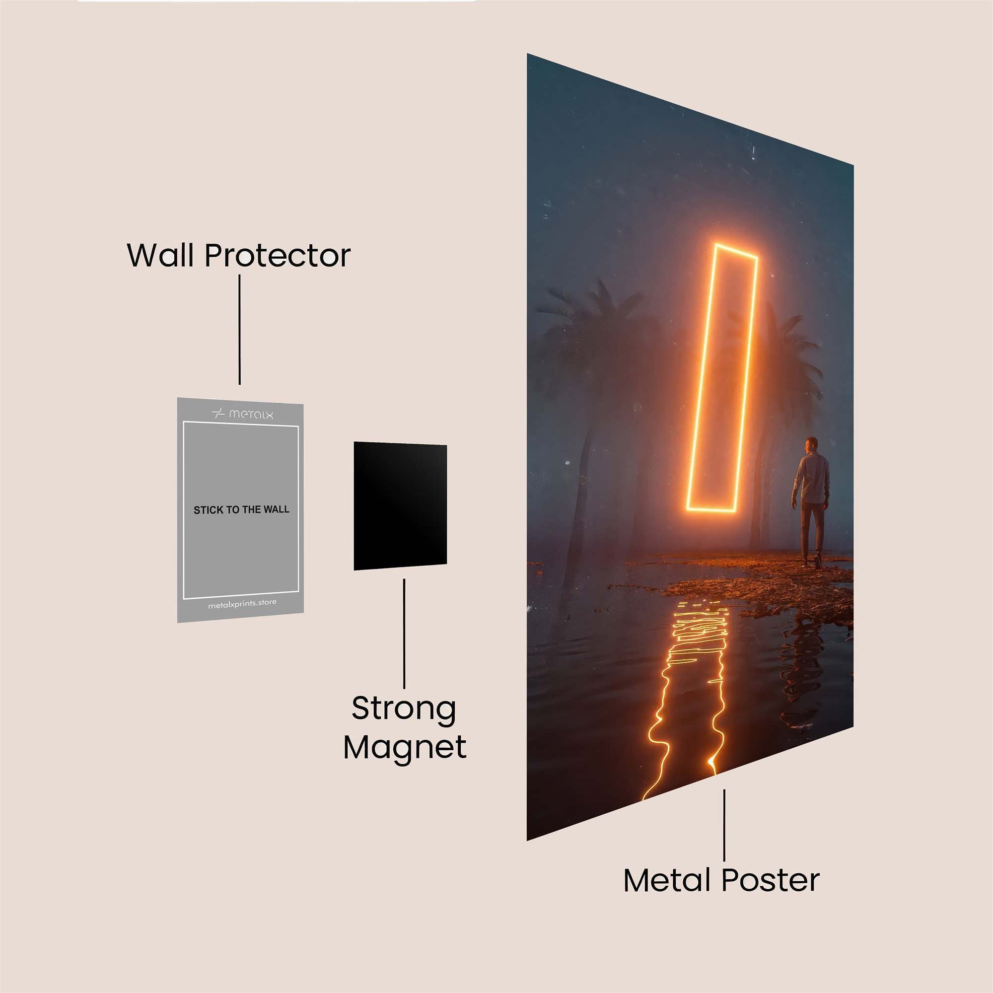 Portal Enigma Safe Wall Magnetic / M
