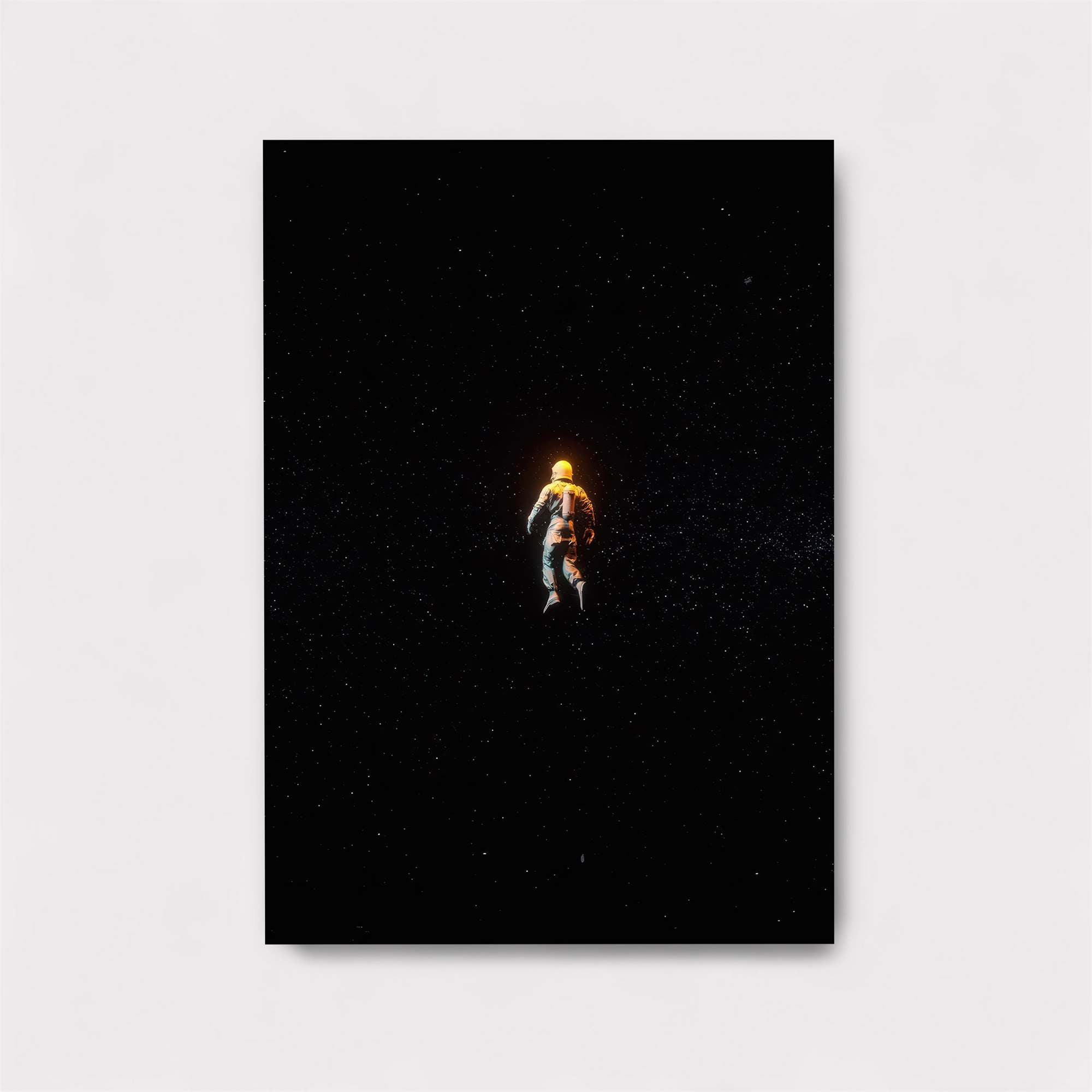 Astronaut Drifting Safe Wall Magnetic / M