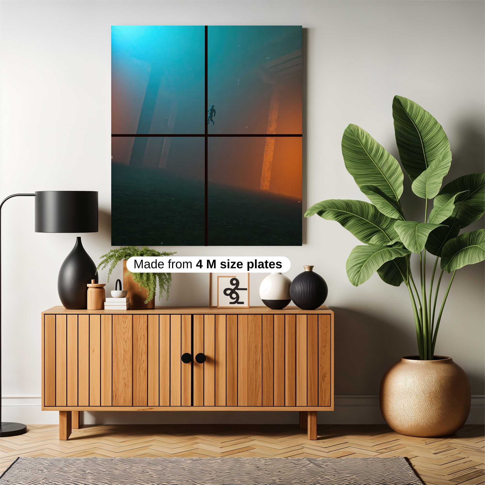 Diver Dreamscape Safe Wall Magnetic / M