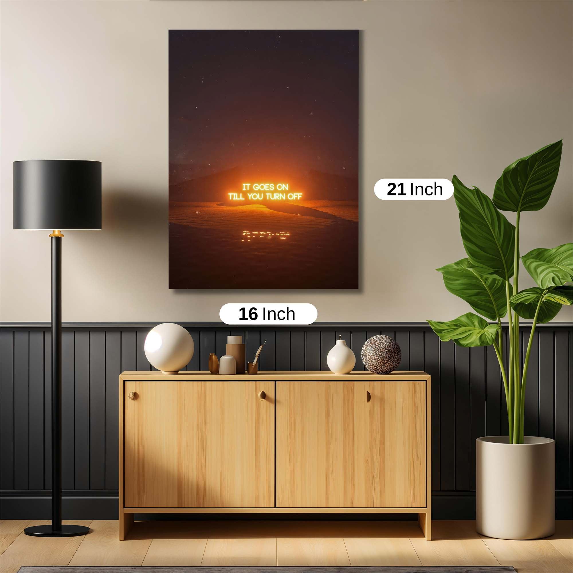 Neon Whisper Safe Wall Magnetic / M