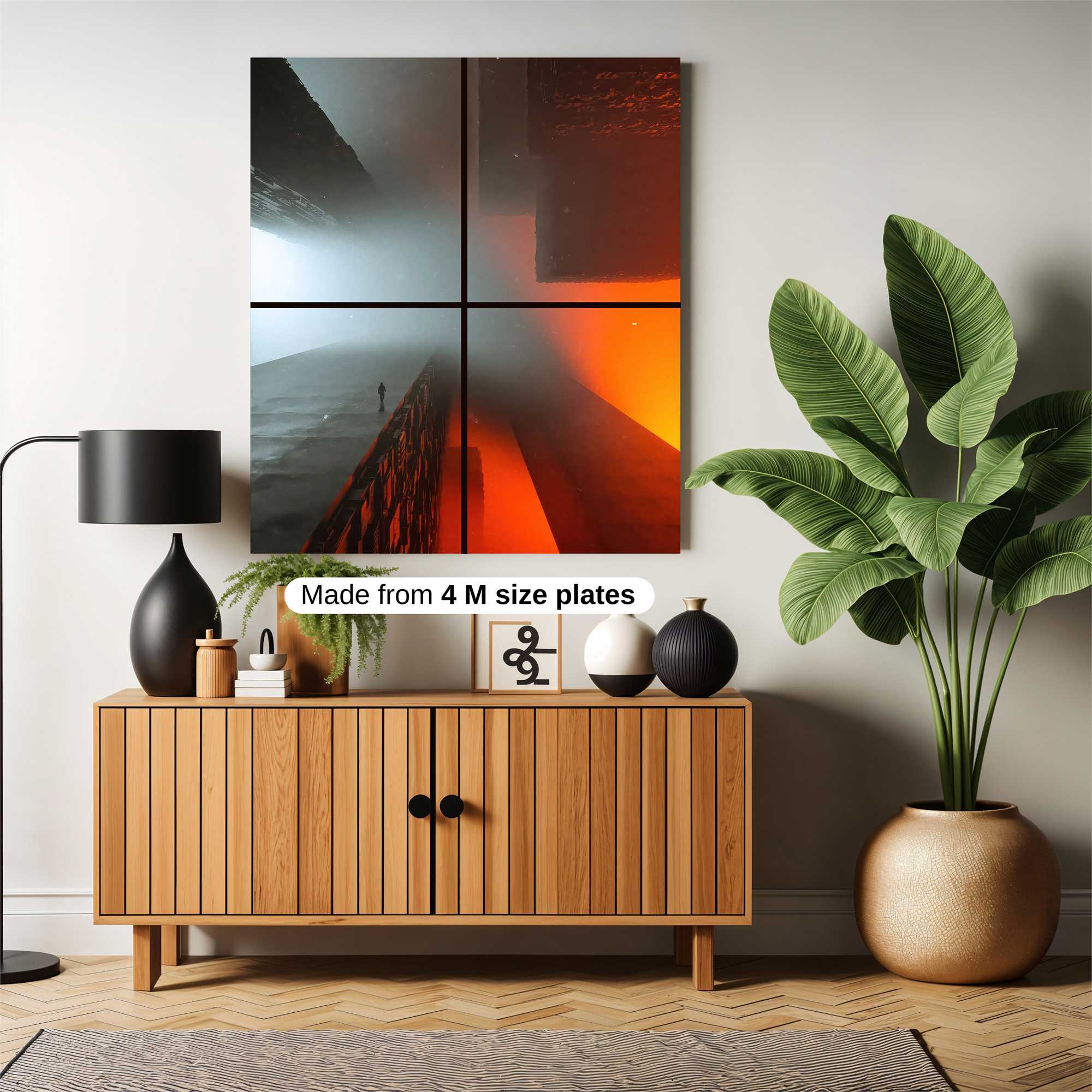 Foggy Solitude Safe Wall Magnetic / M