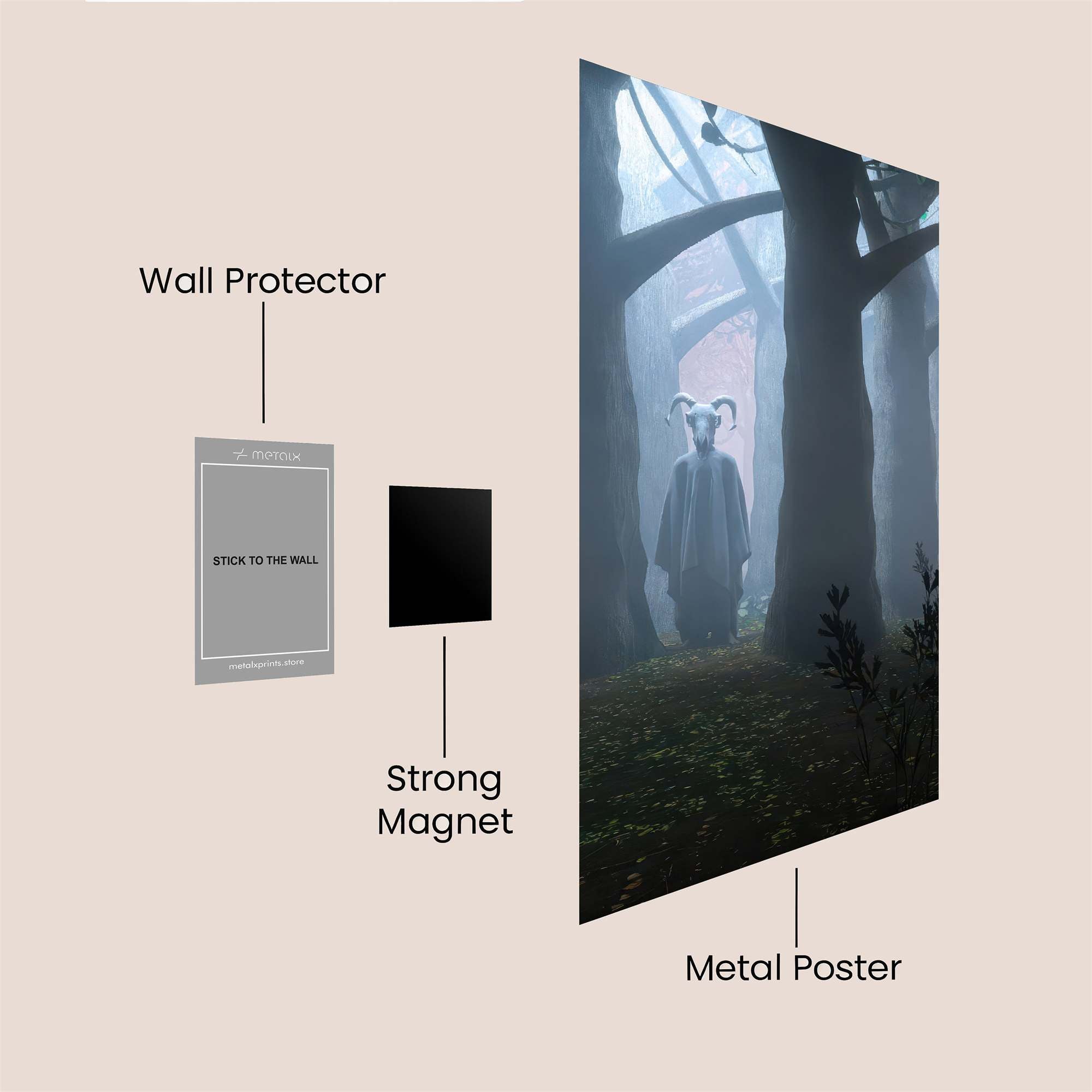Forest Enigma Safe Wall Magnetic / M