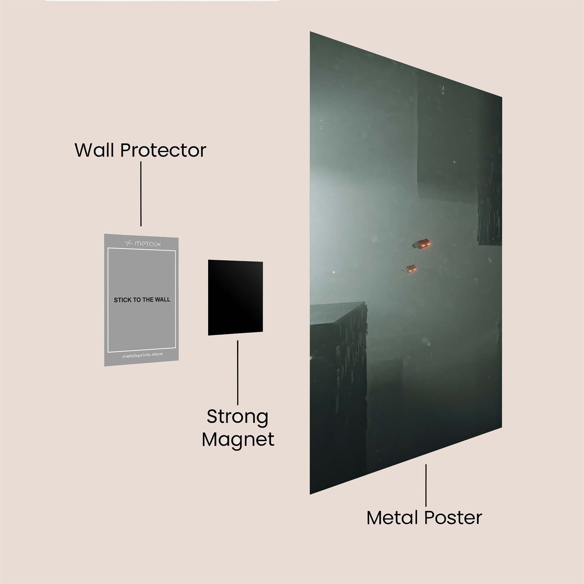 Portal Echo Safe Wall Magnetic / M