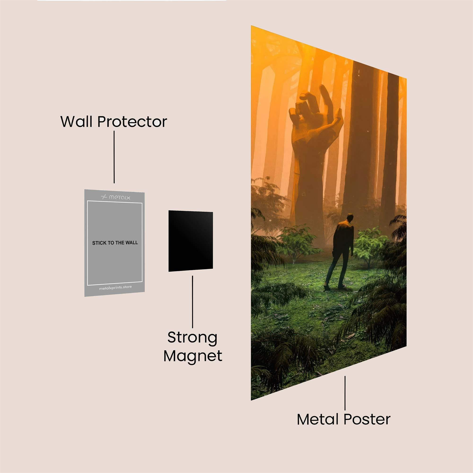 Giant'sWhisper Safe Wall Magnetic / M