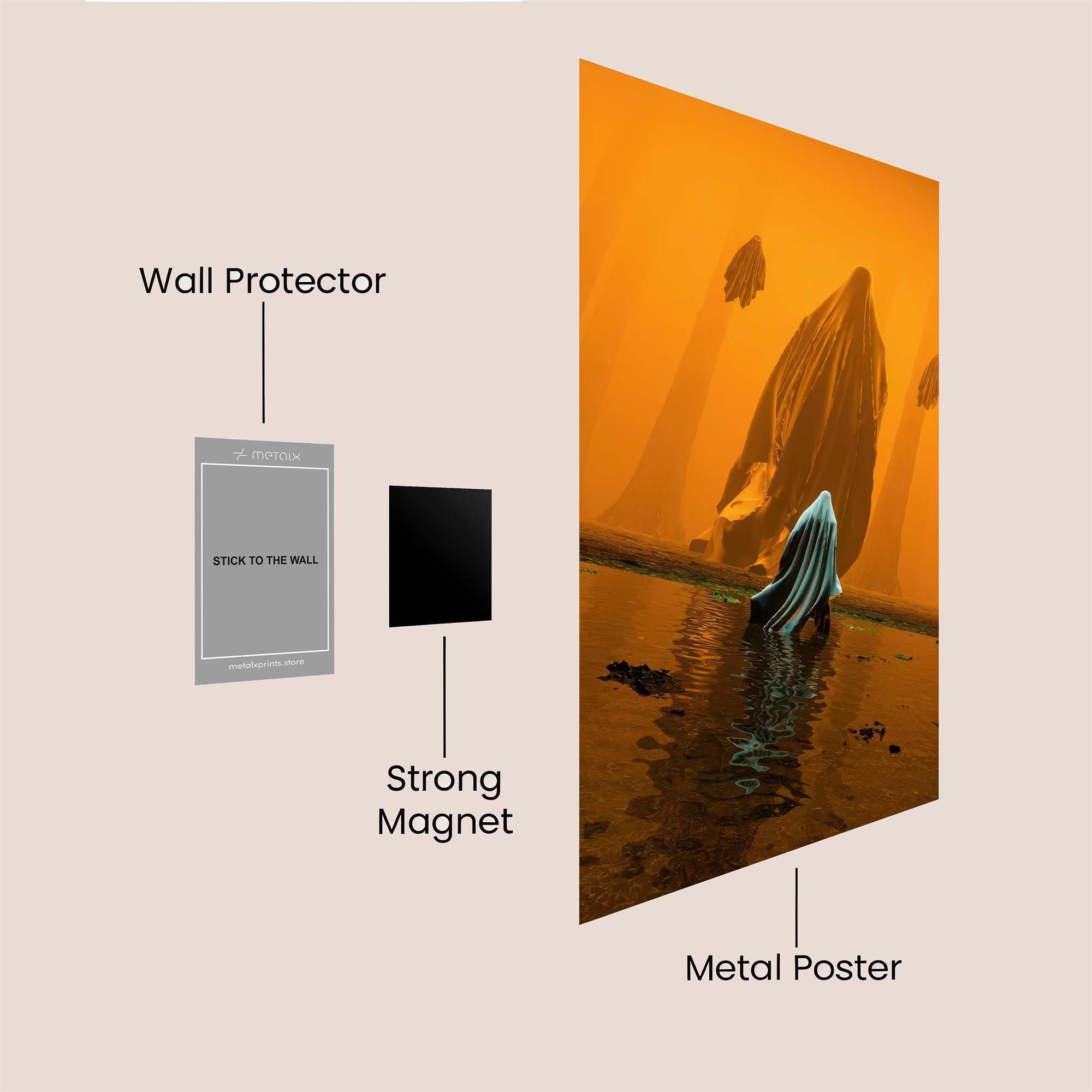 Shrouded Mystery Safe Wall Magnetic / M