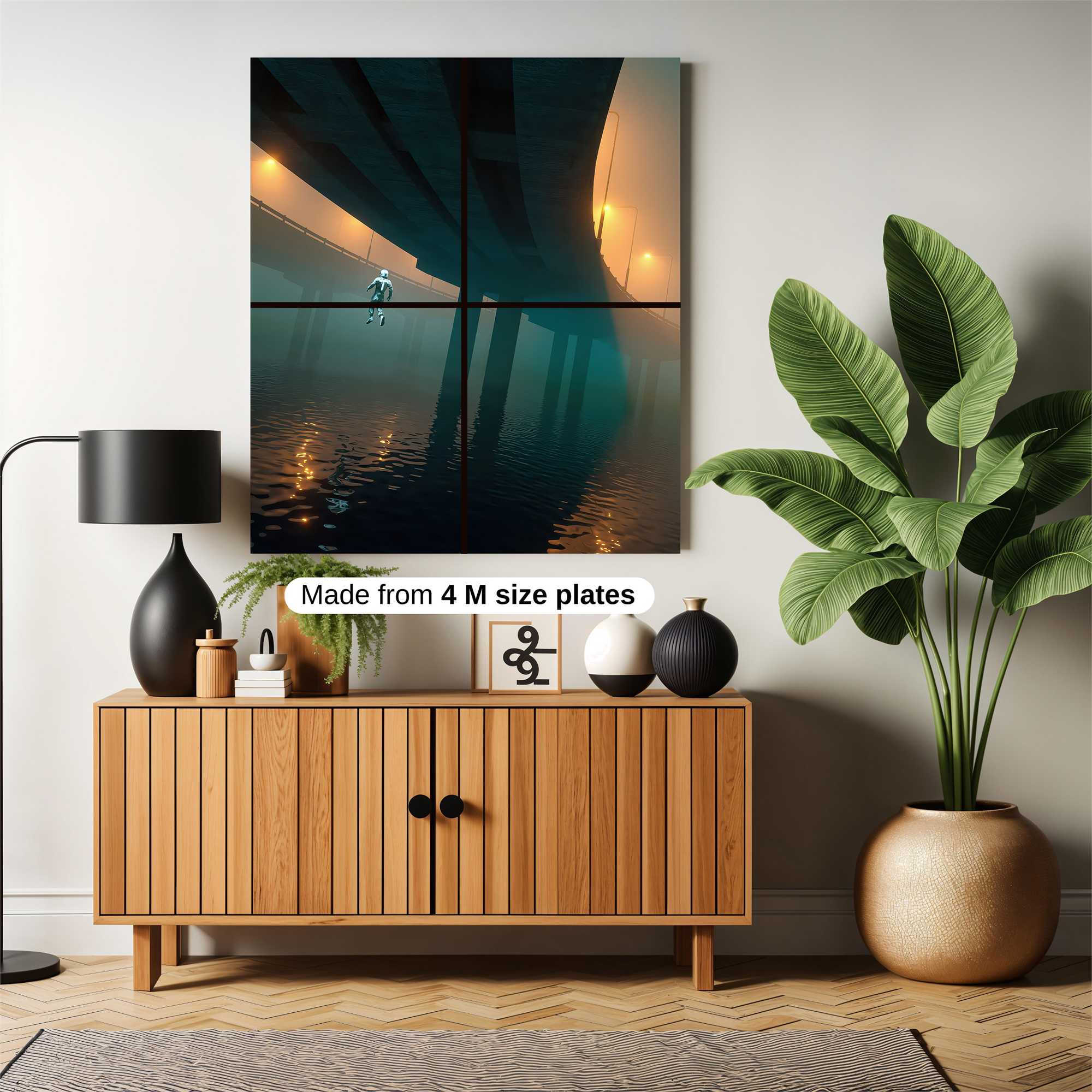 Astronaut Dreamscape Safe Wall Magnetic / M