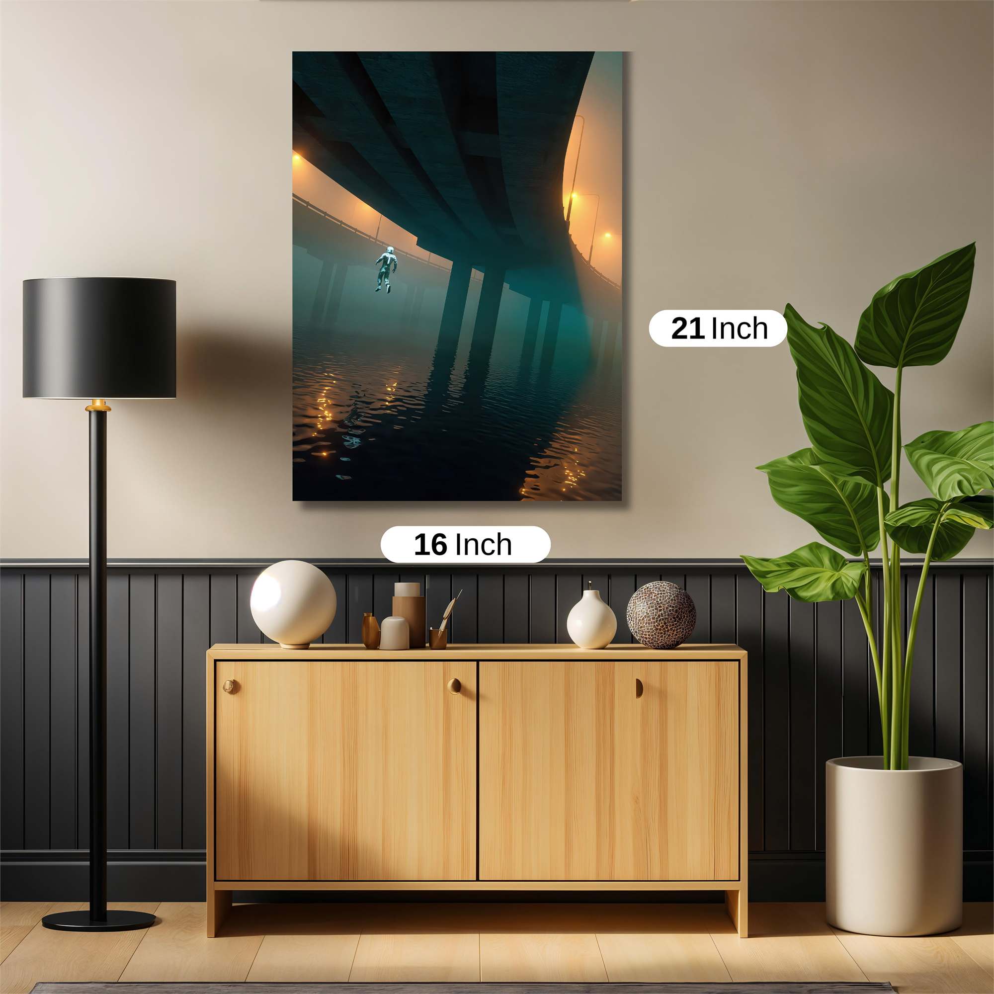 Astronaut Dreamscape Safe Wall Magnetic / M