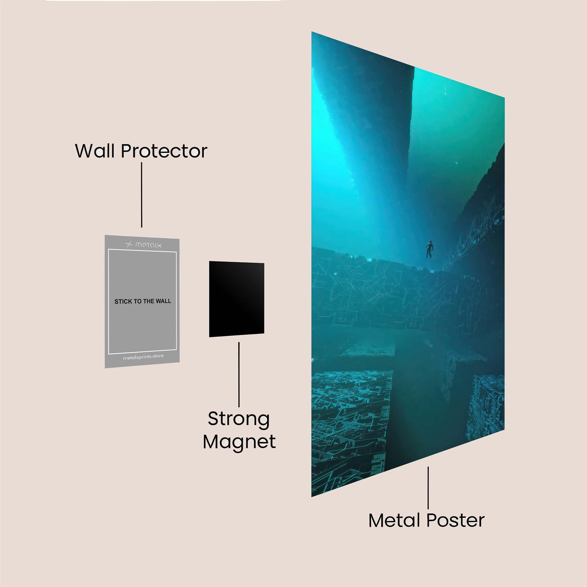 Abyssal Solitude Safe Wall Magnetic / M