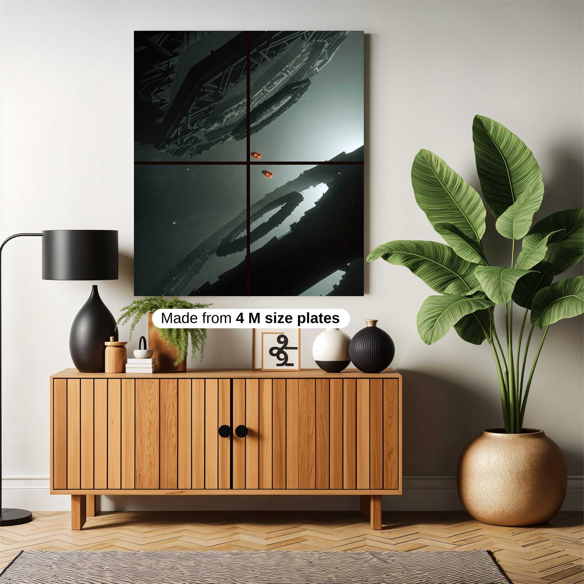 Spaceship Serene Safe Wall Magnetic / M