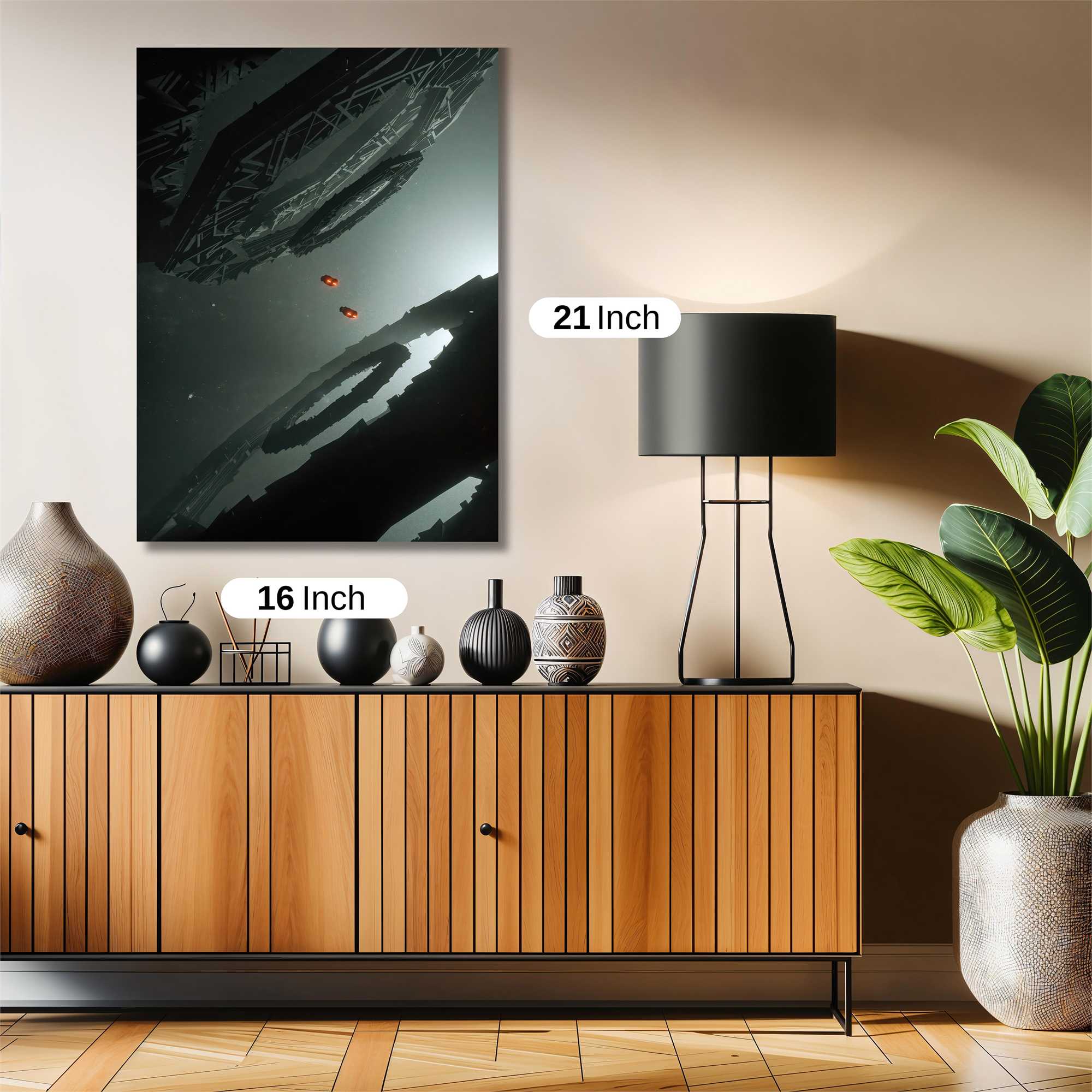 Spaceship Serene Safe Wall Magnetic / M