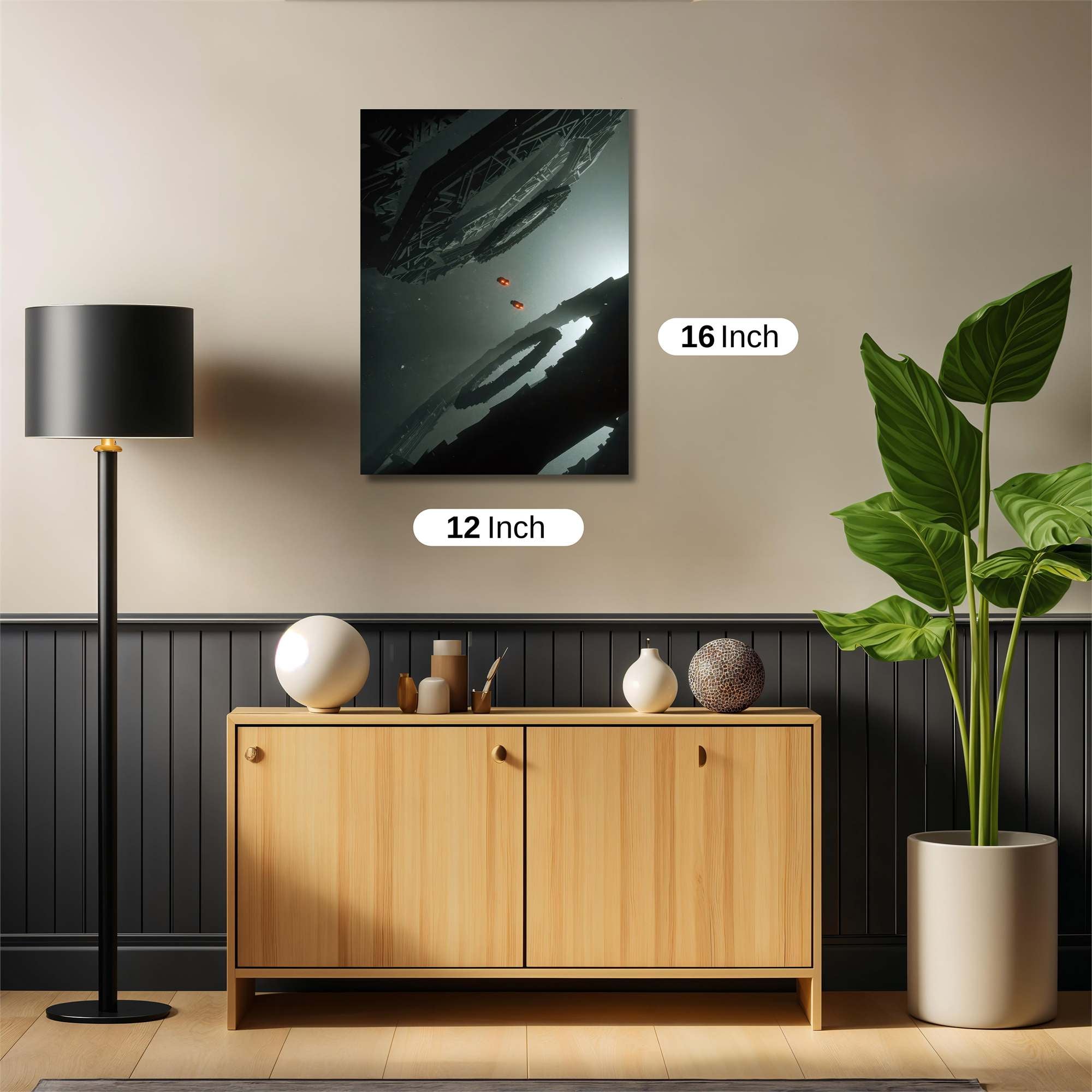 Spaceship Serene Safe Wall Magnetic / M