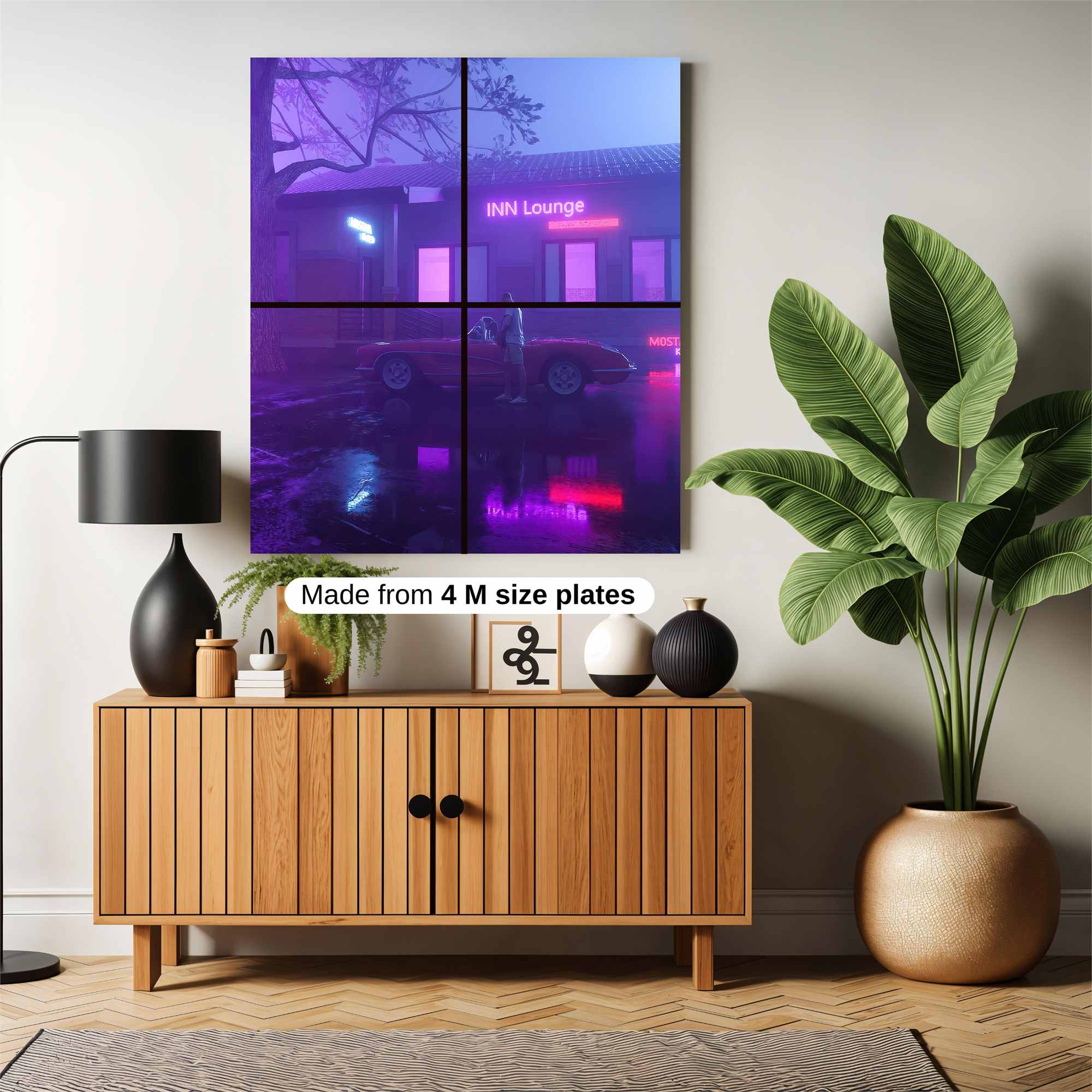 Neon Serenity Safe Wall Magnetic / M