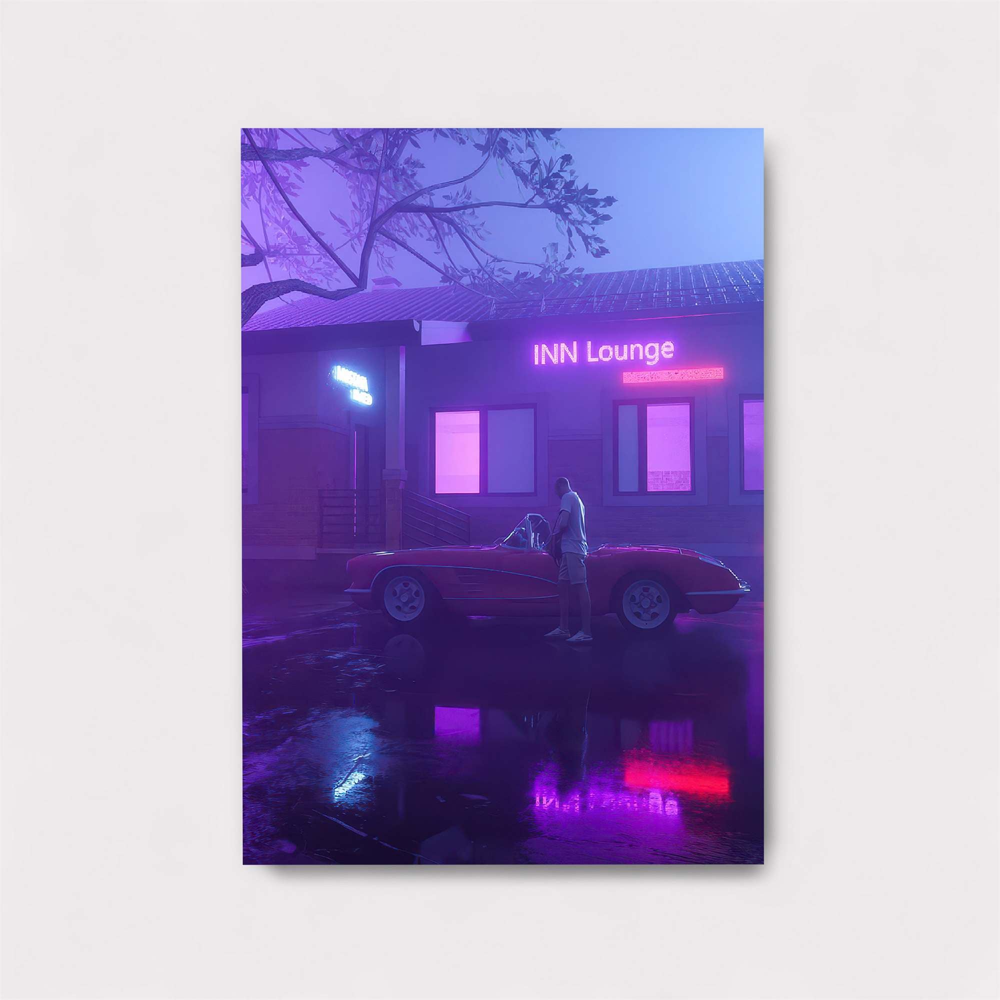 Neon Serenity Safe Wall Magnetic / M