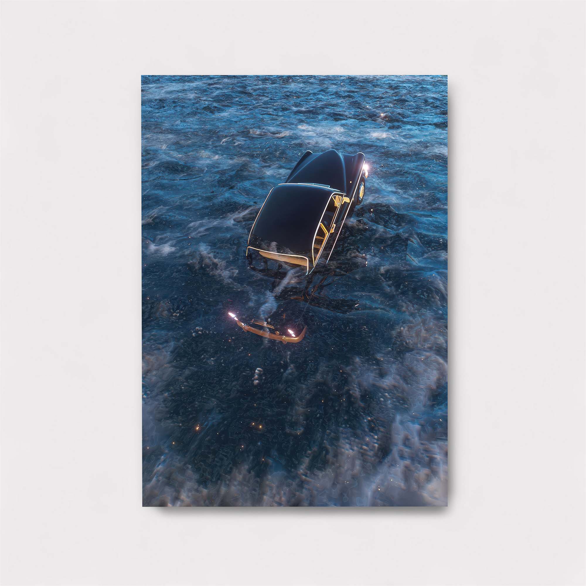 Car Submerged Safe Wall Magnetic / M