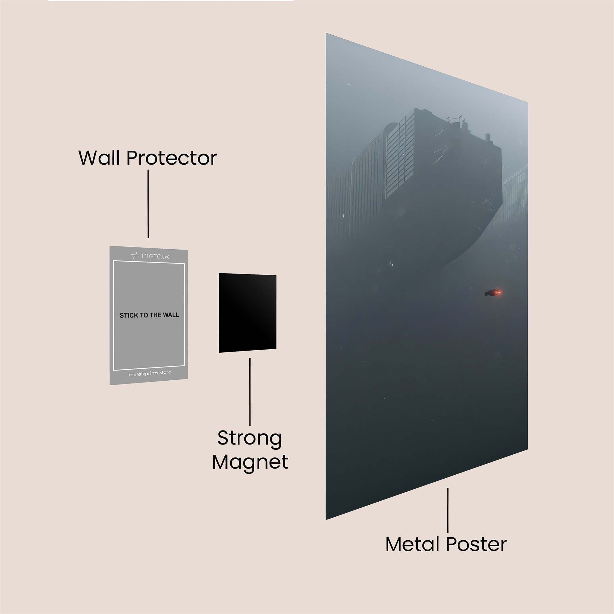 Neon Dream Safe Wall Magnetic / M