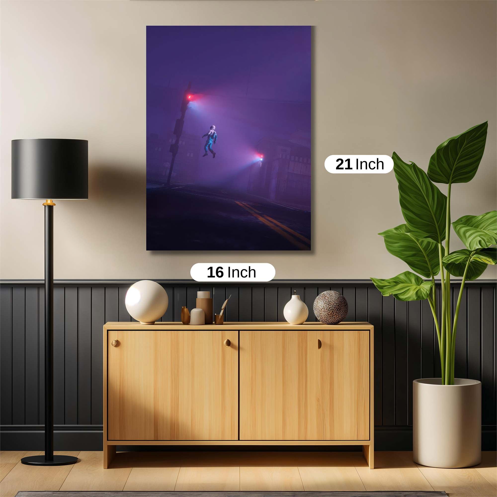 Astronaut Adrift Safe Wall Magnetic / M