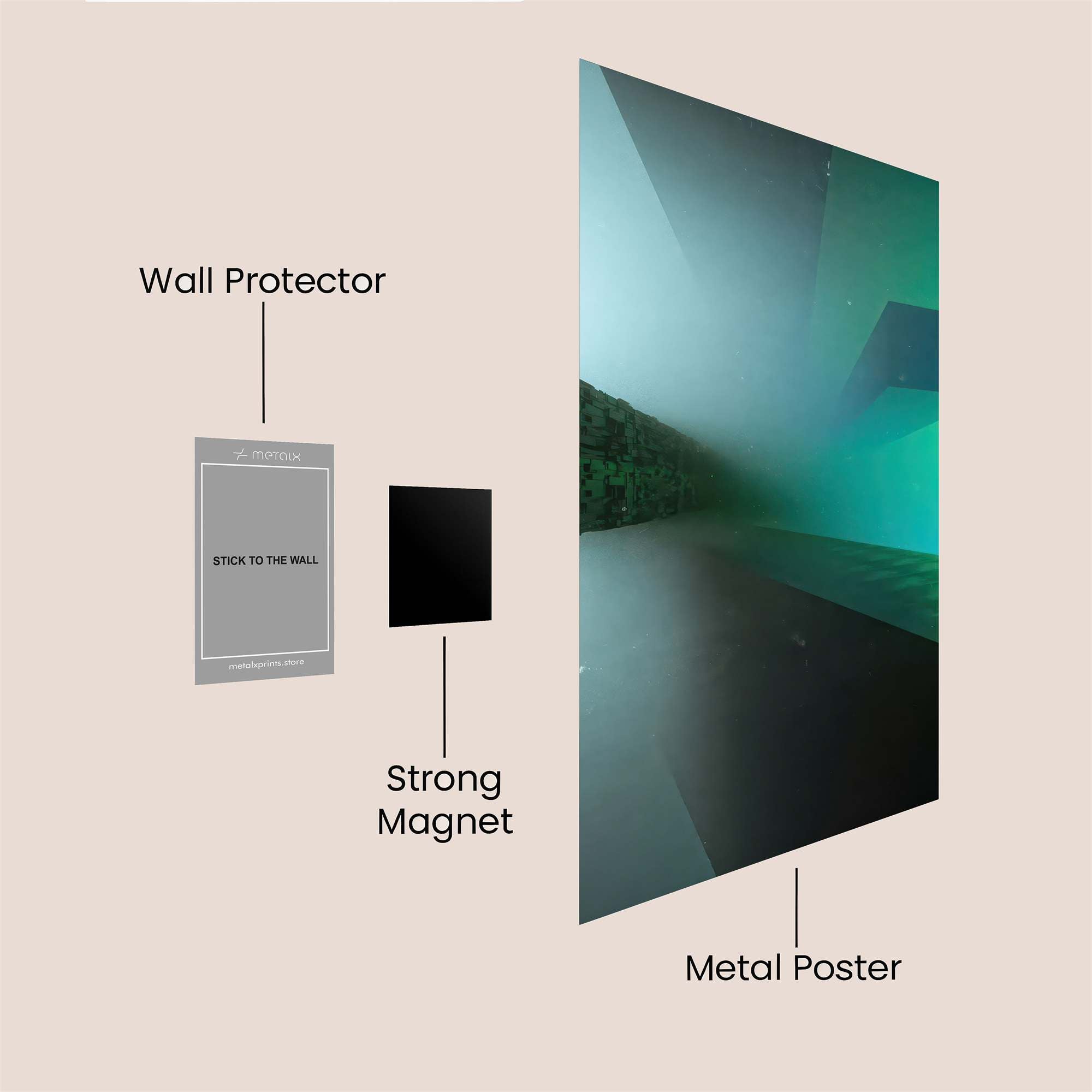 Void Whisper Safe Wall Magnetic / M